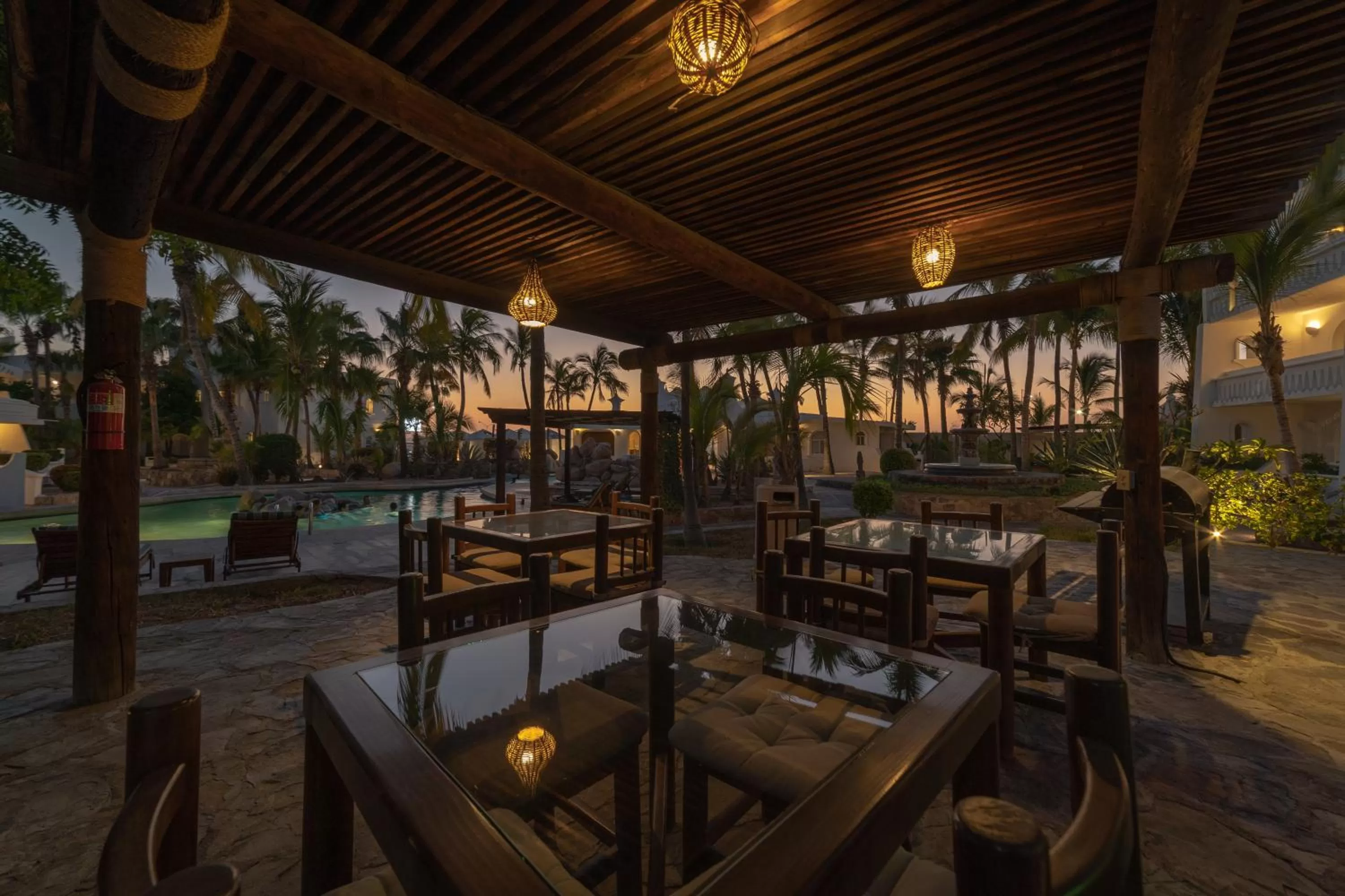 Patio in Hotel & Suites El Moro