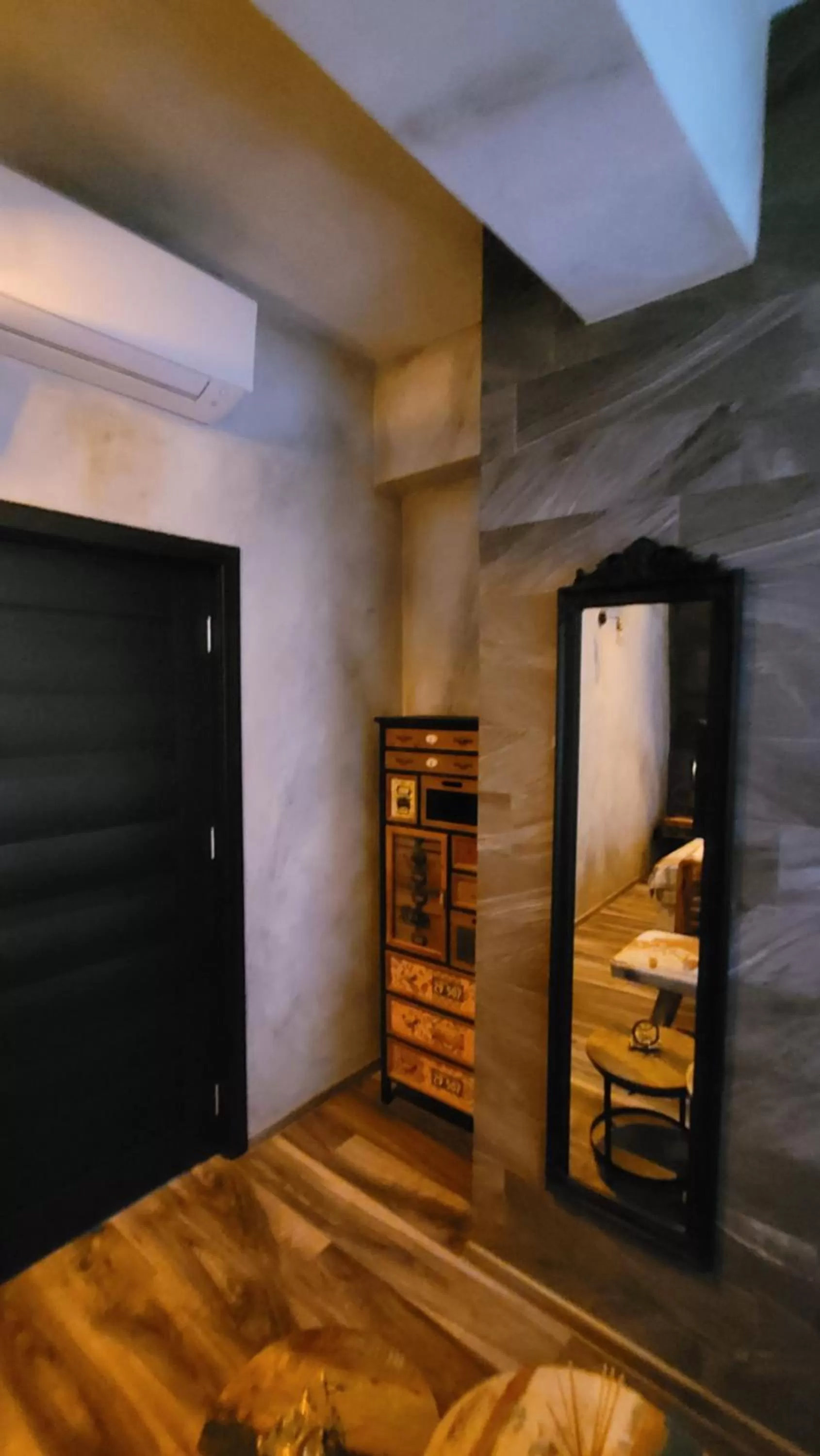 Decorative detail, TV/Entertainment Center in Terrace Suites Iasi