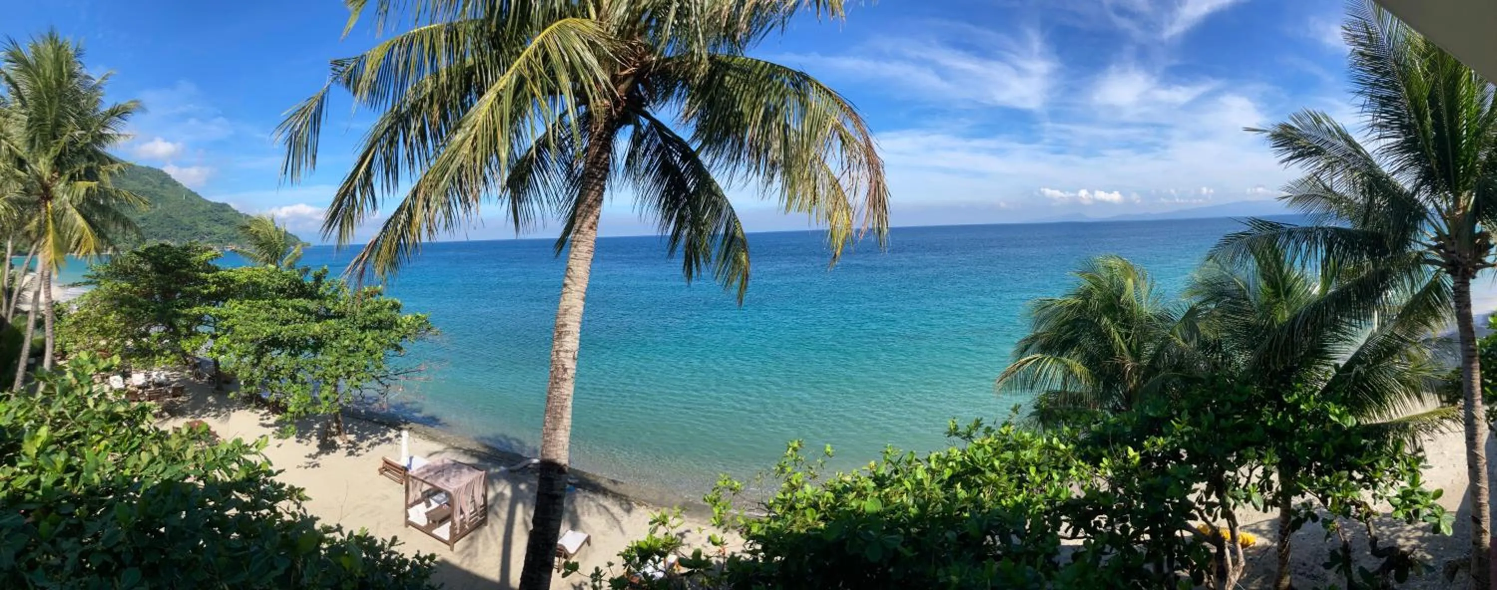 Beach, Sea View in Sunset At Aninuan Beach Resort