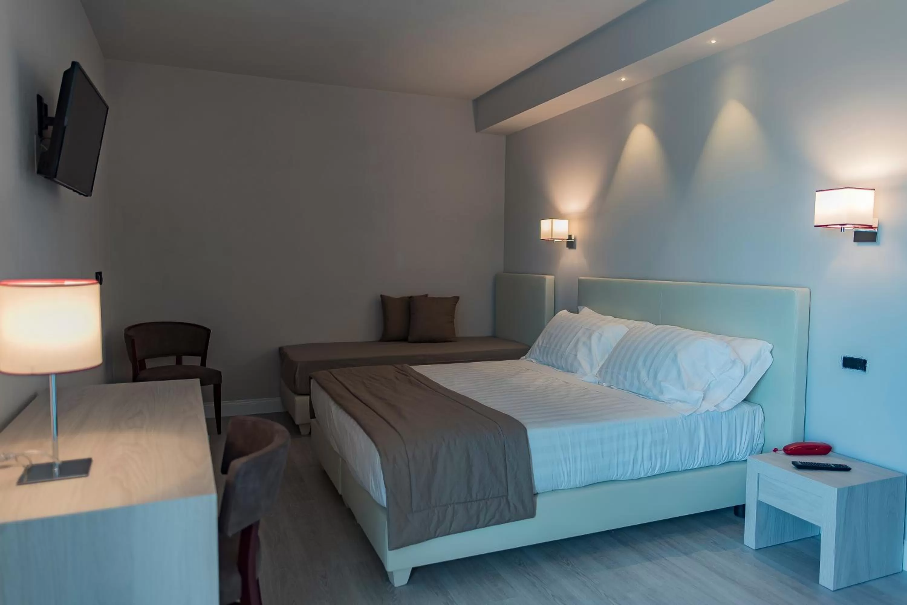 Bed in Hotel Villa Barsanti