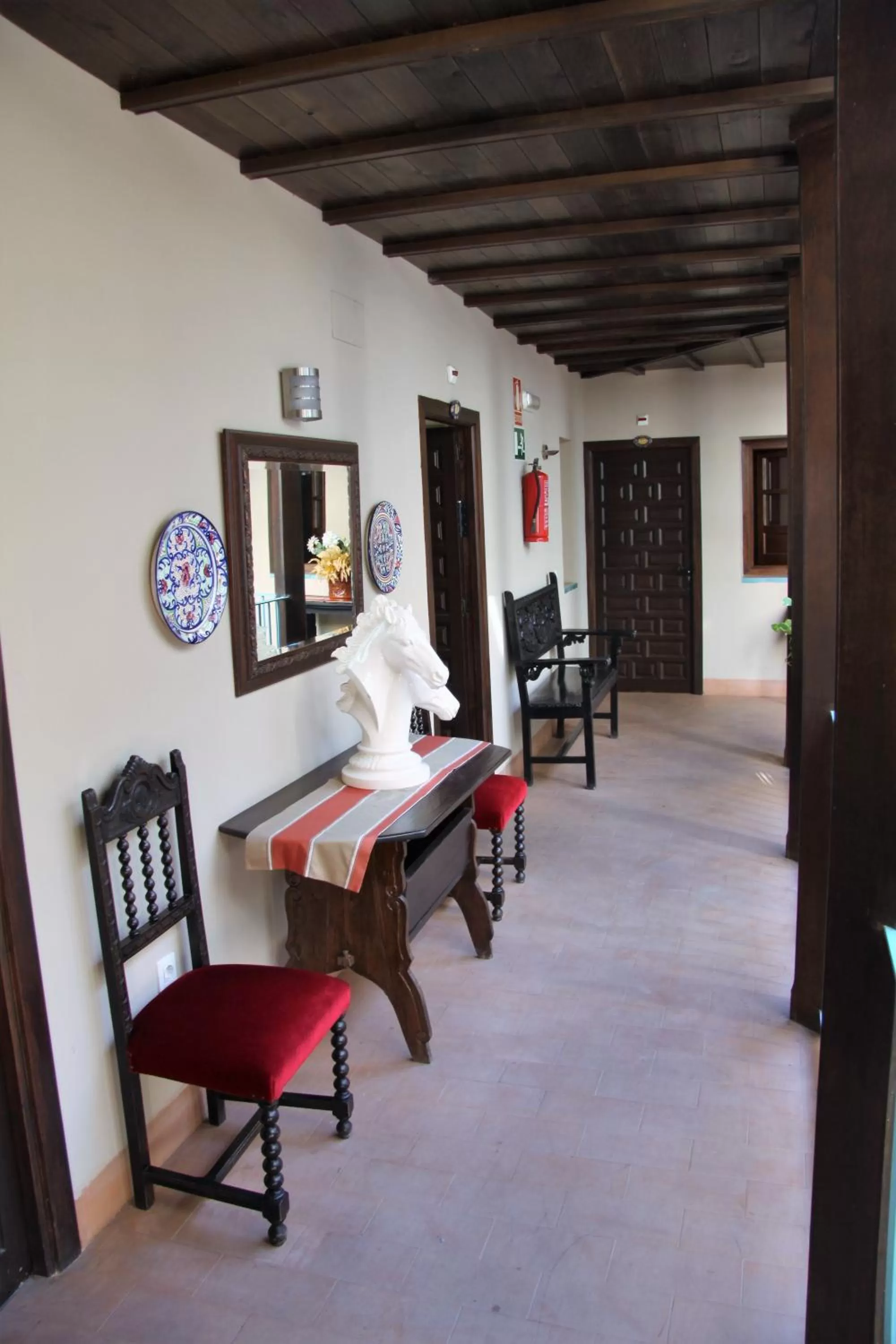 Decorative detail in Hotel Patio de las Cruces