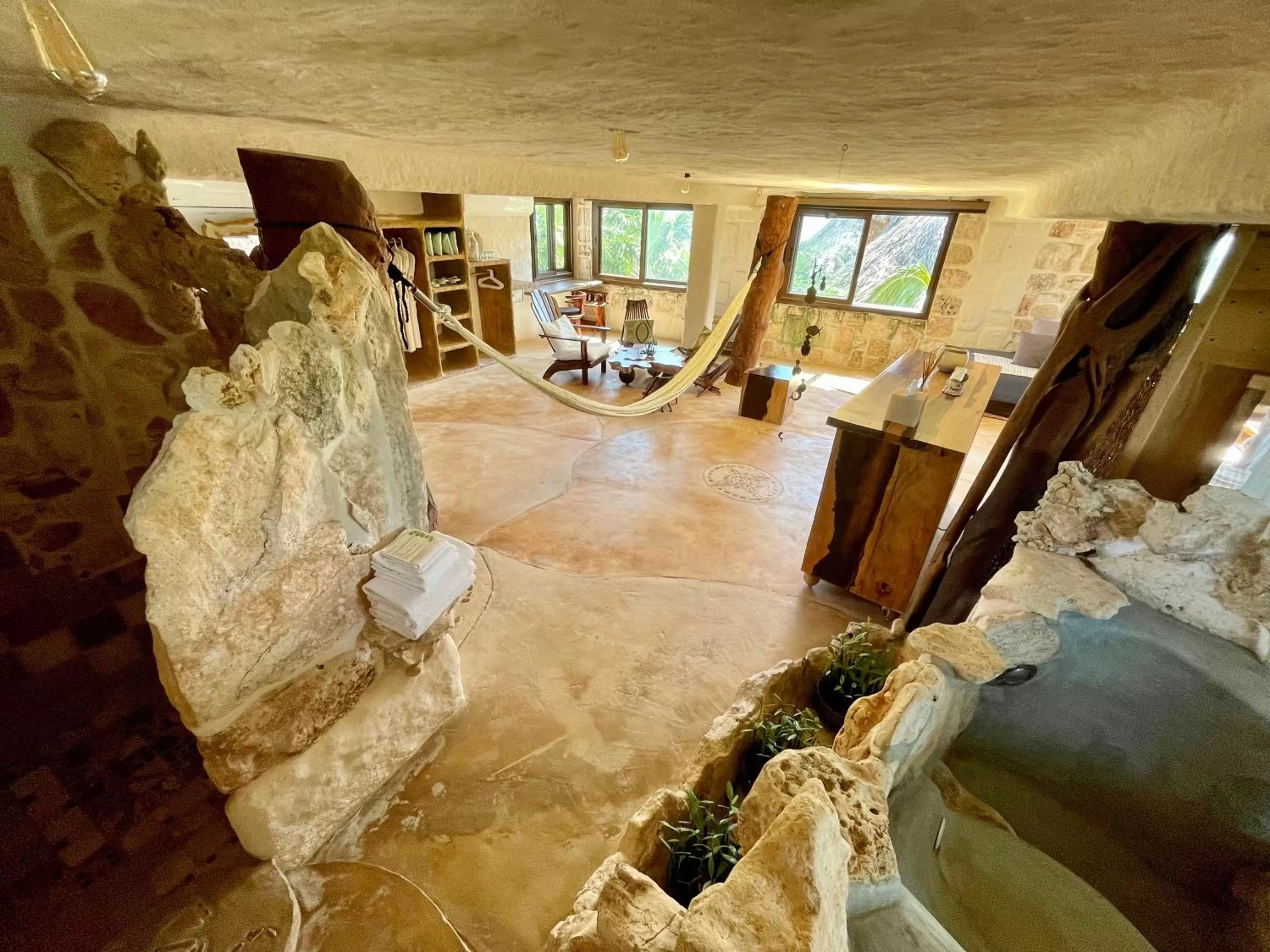 Living room in Sueños Tulum