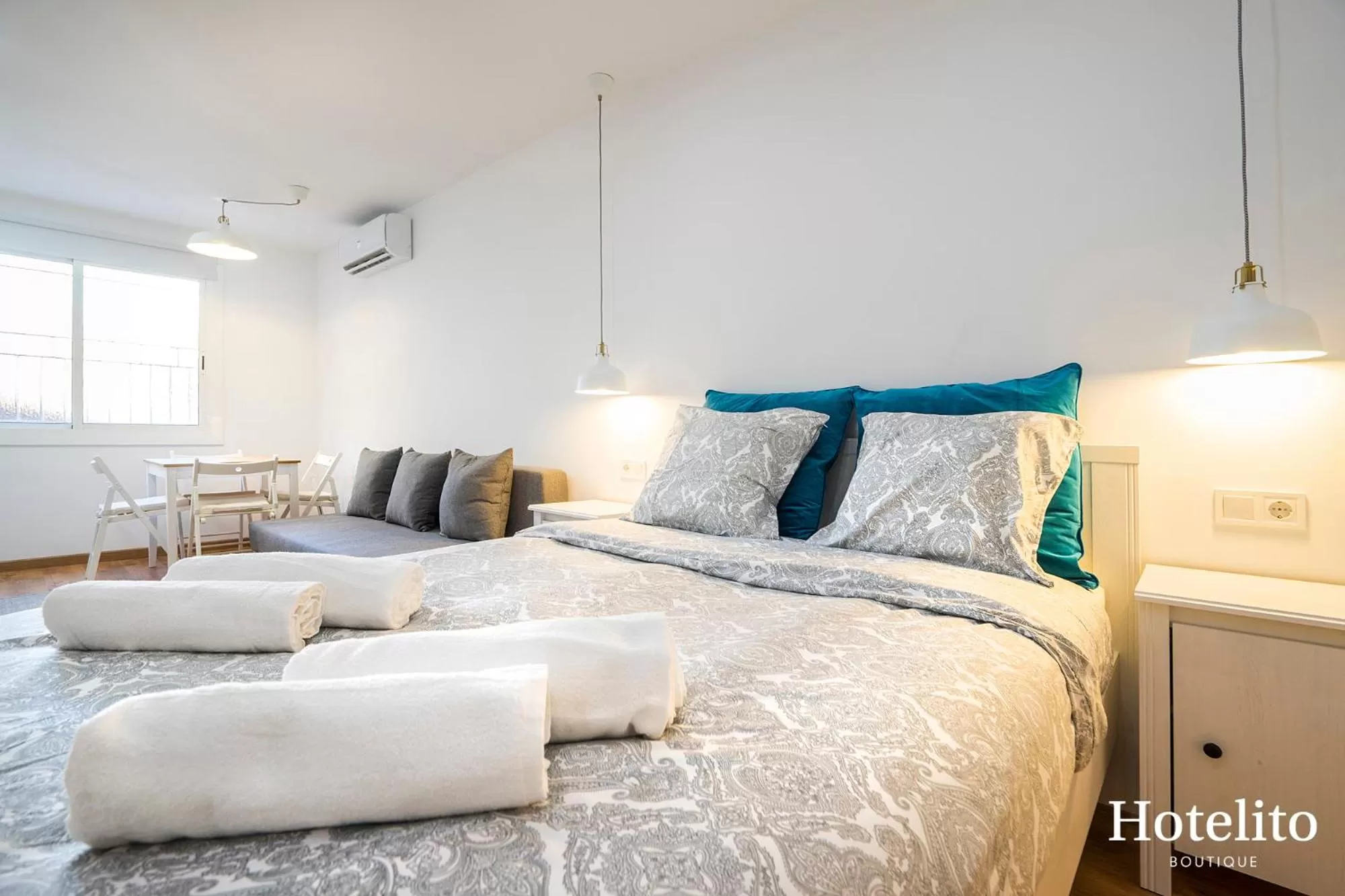 Bed in Hotelito Boutique Mercat