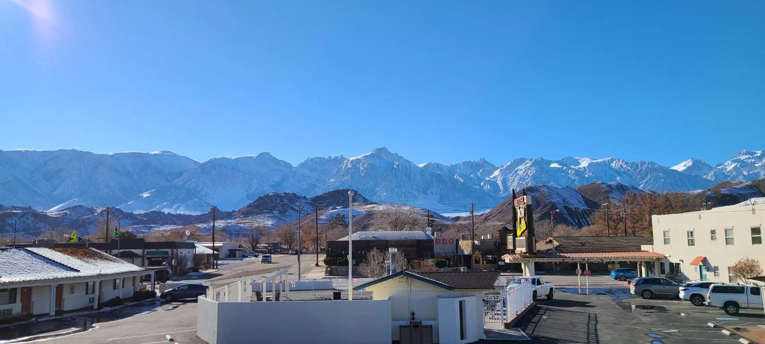 Mountain view in Dow Villa Motel