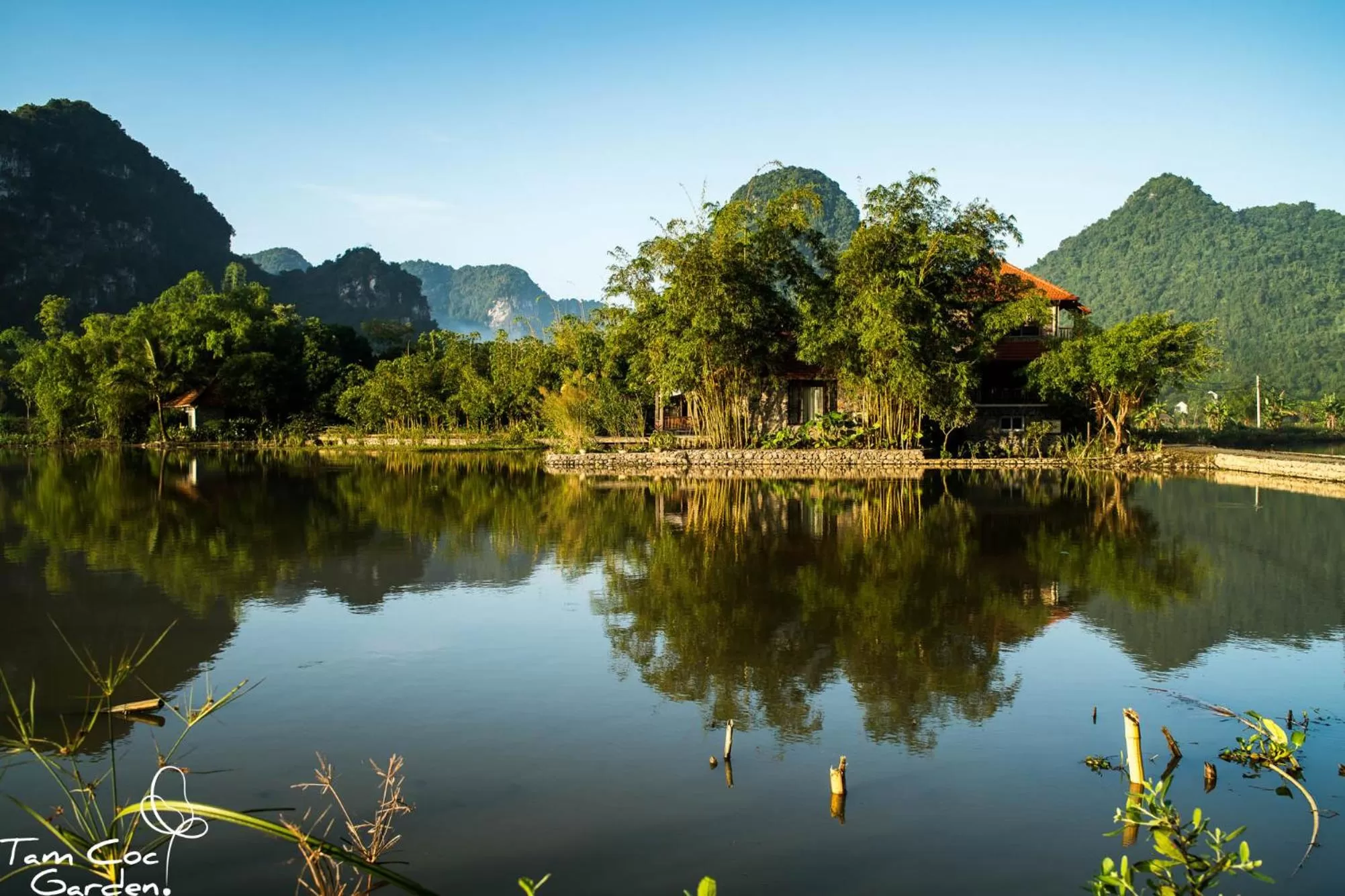 Natural landscape in Tam Coc Garden Resort