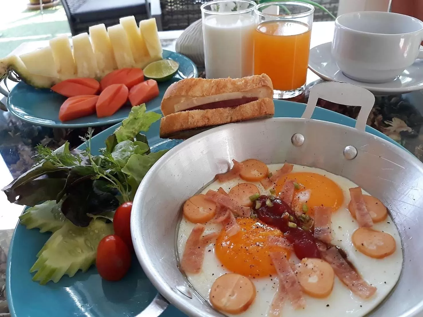 Food close-up in Noble Baan Pastel