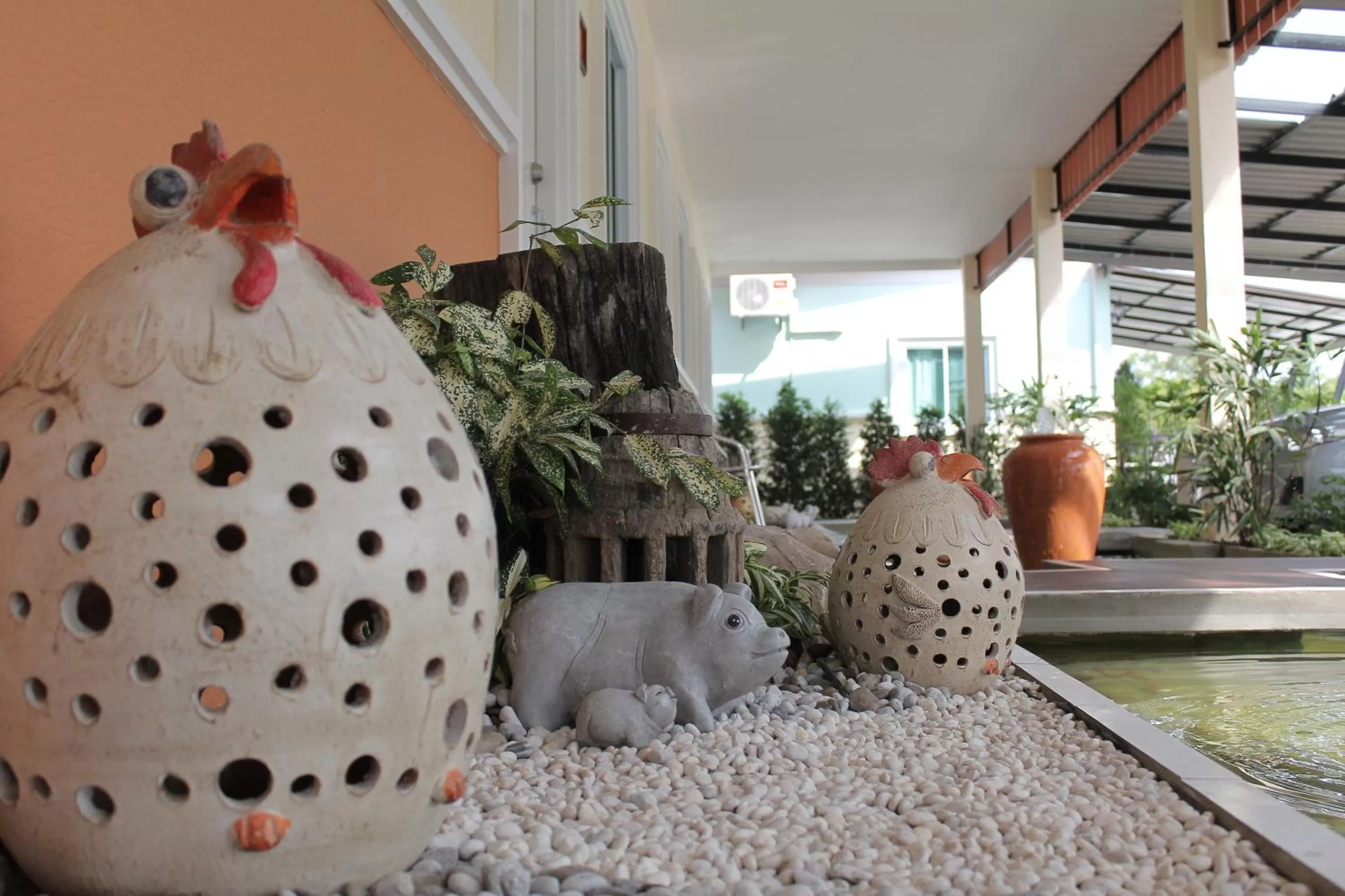 Decorative detail in Fancy Carp Resort