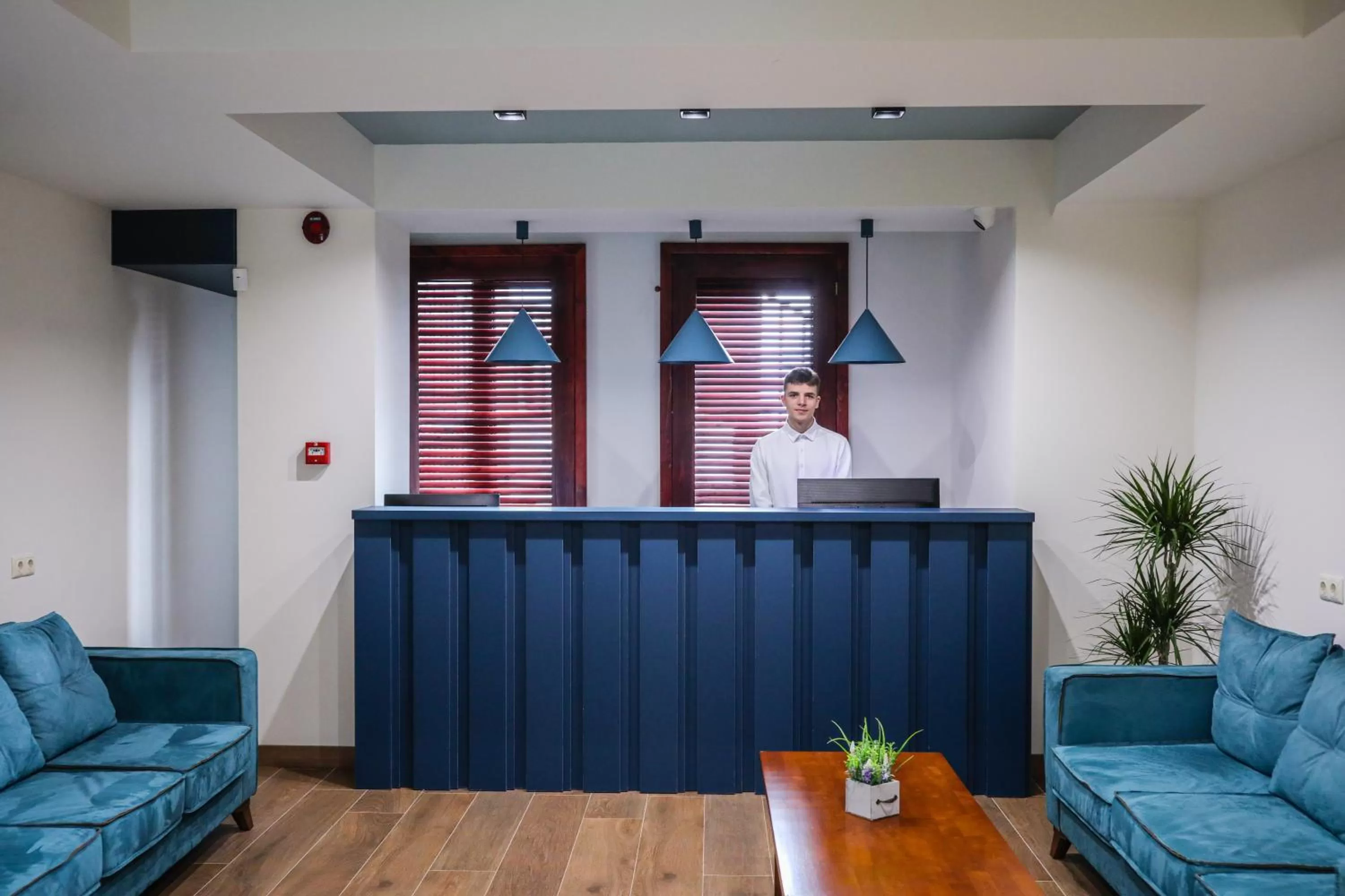 Lobby or reception in Hotel InnDigo in Kutaisi