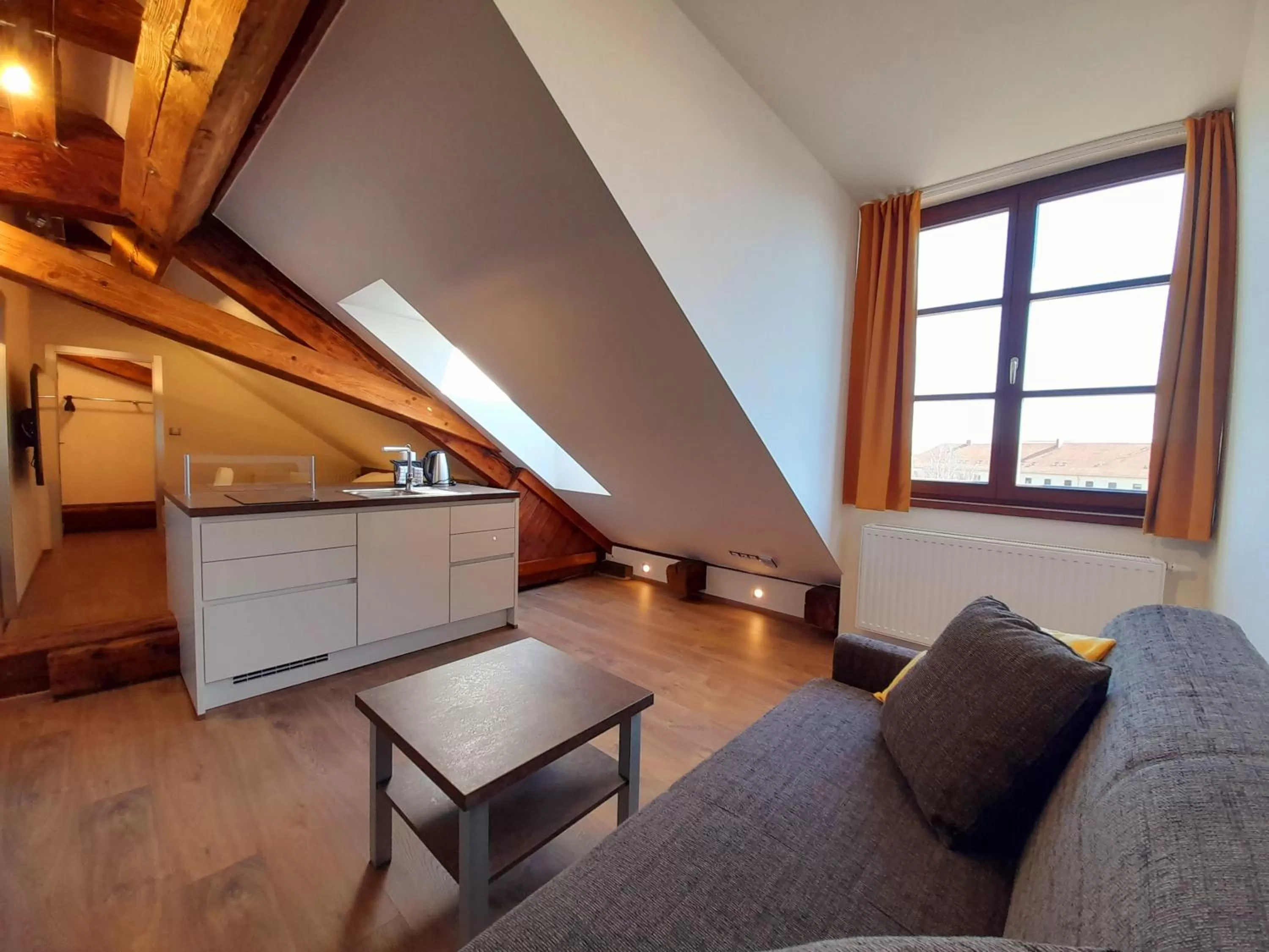 Kitchen/Kitchenette in Residence Mariánská