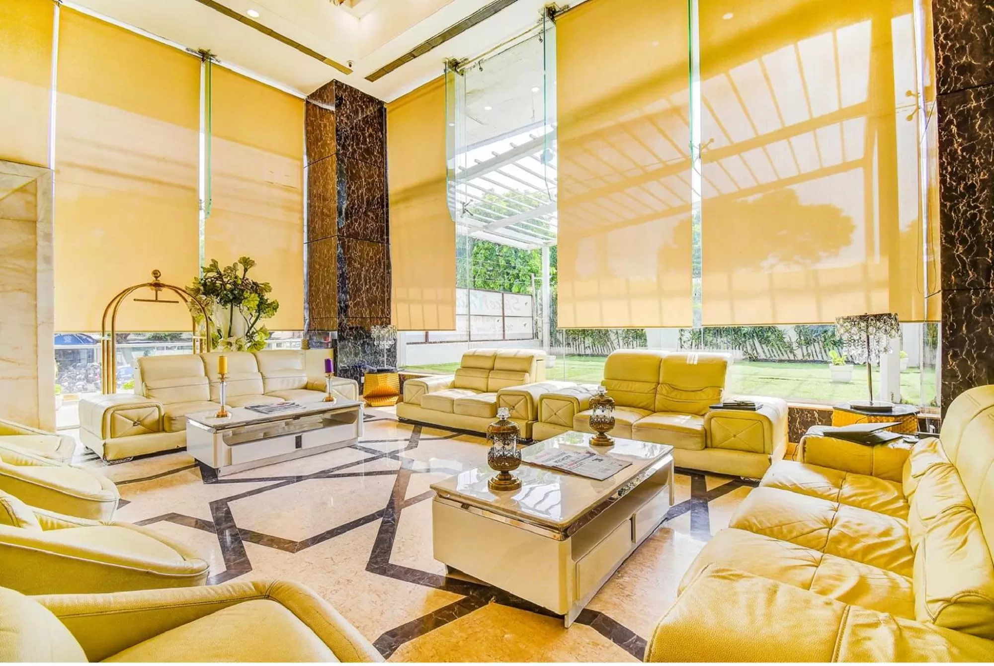 Seating area in Zip By Spree Hotels Orient Nagpur