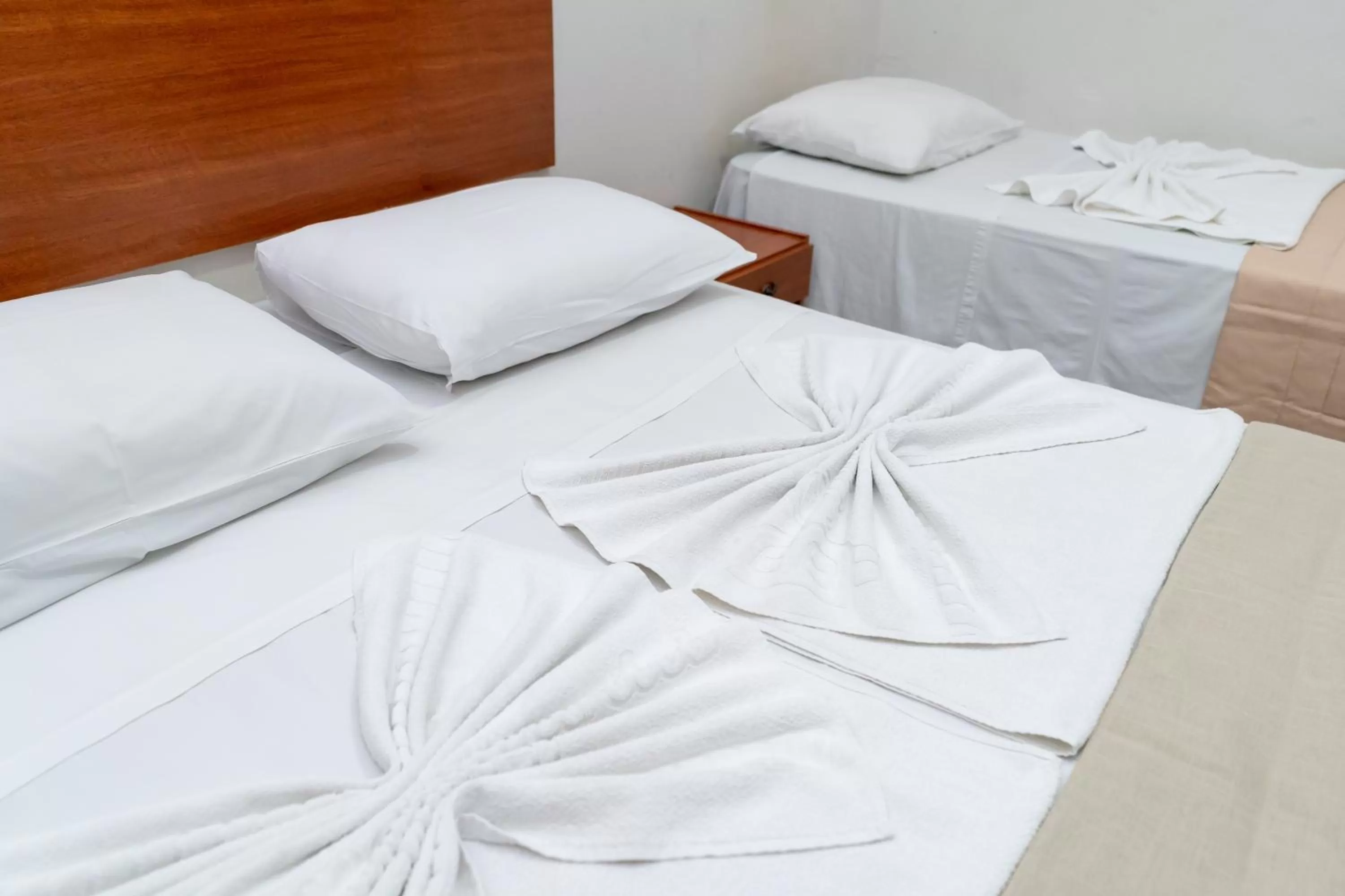 Bed in Bandeirantes Hotel