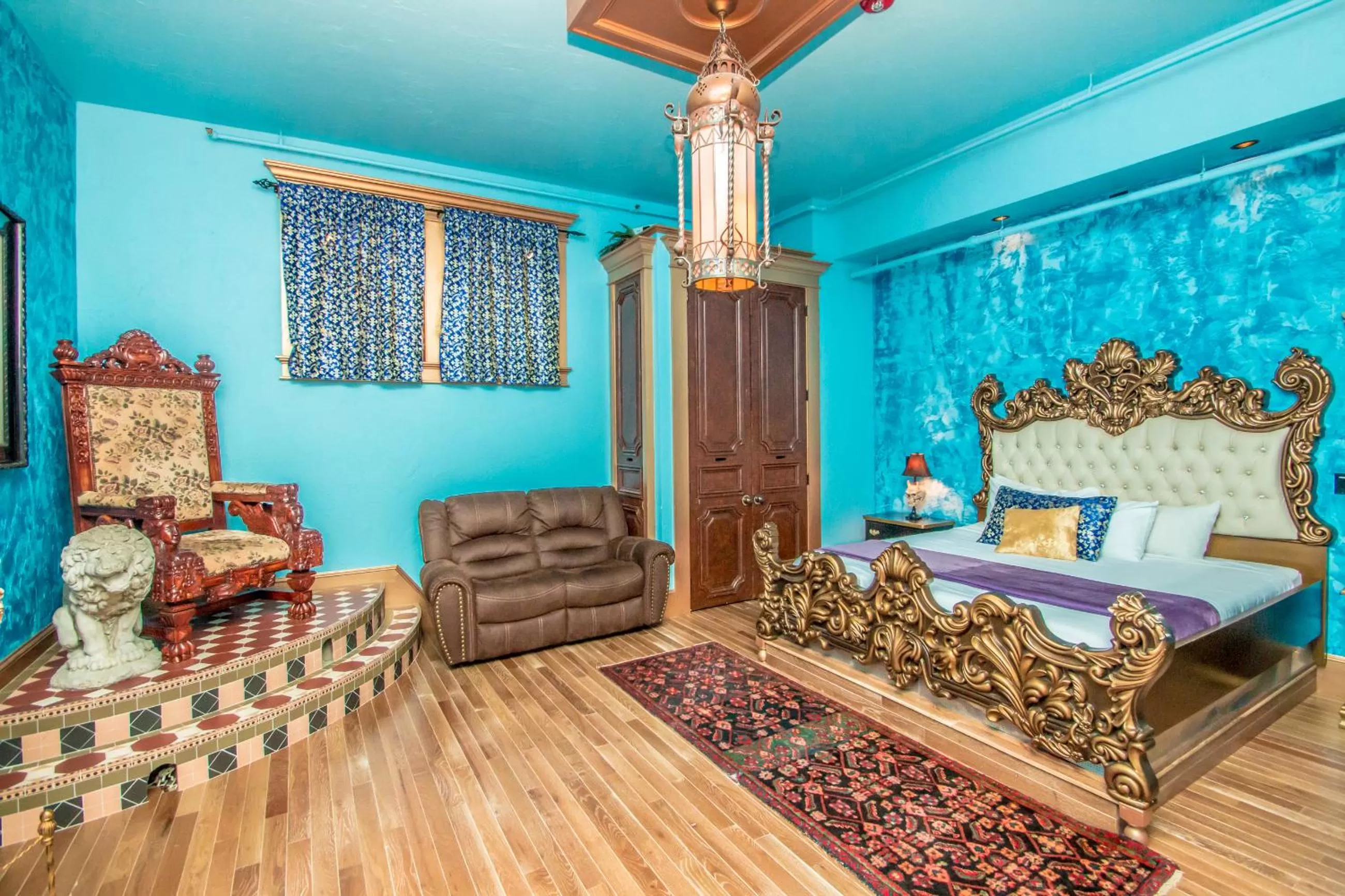 Bed in Adventure Suites