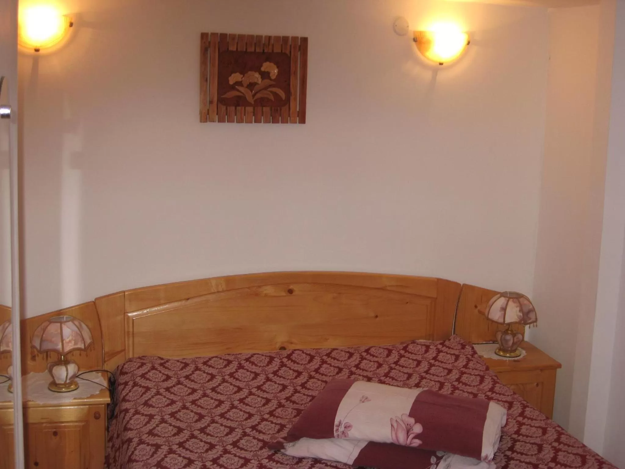 Bed in Pensiunea Luminita