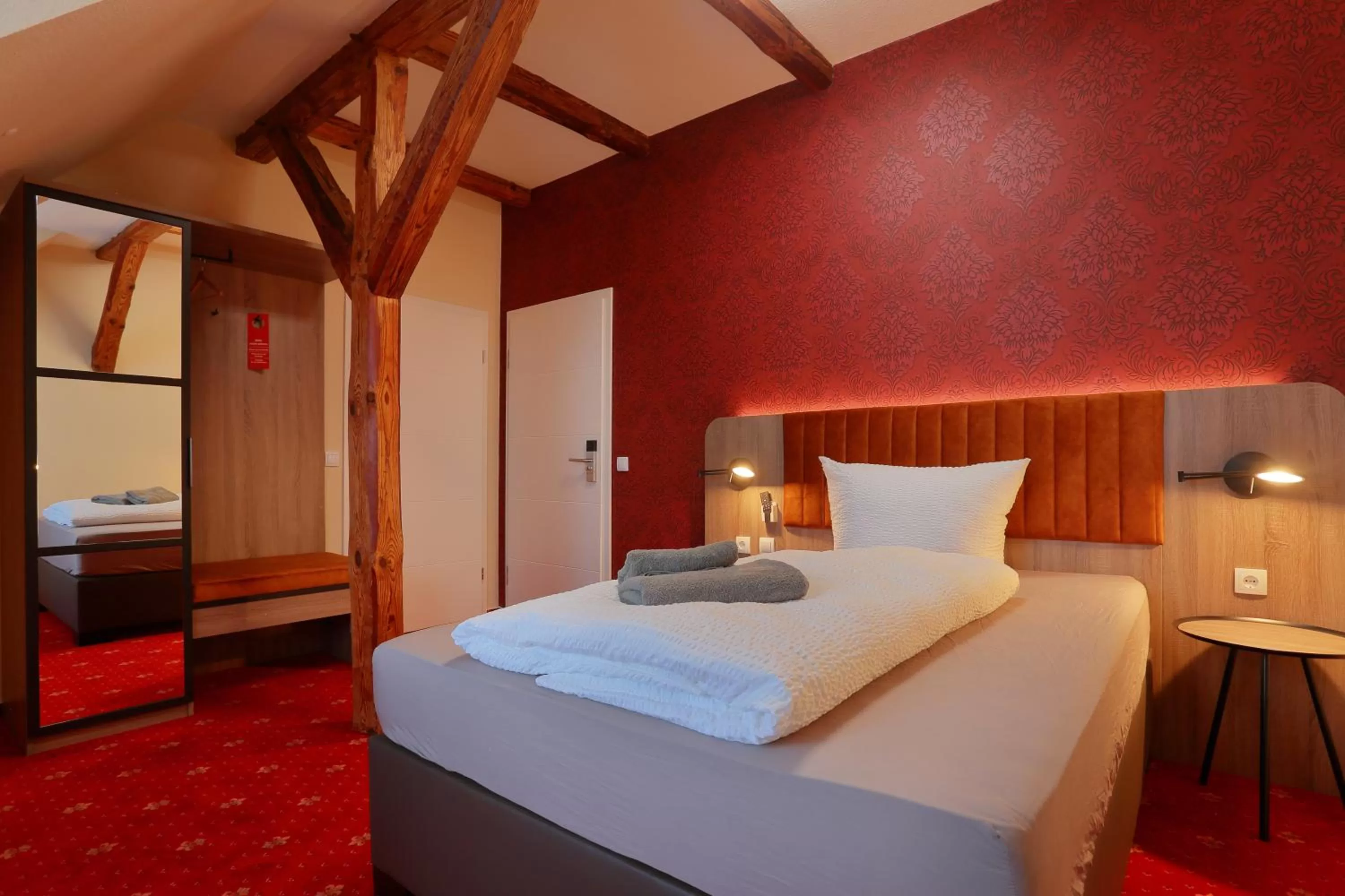 Bed in Landhotel & Brauhaus Prignitzer Hof