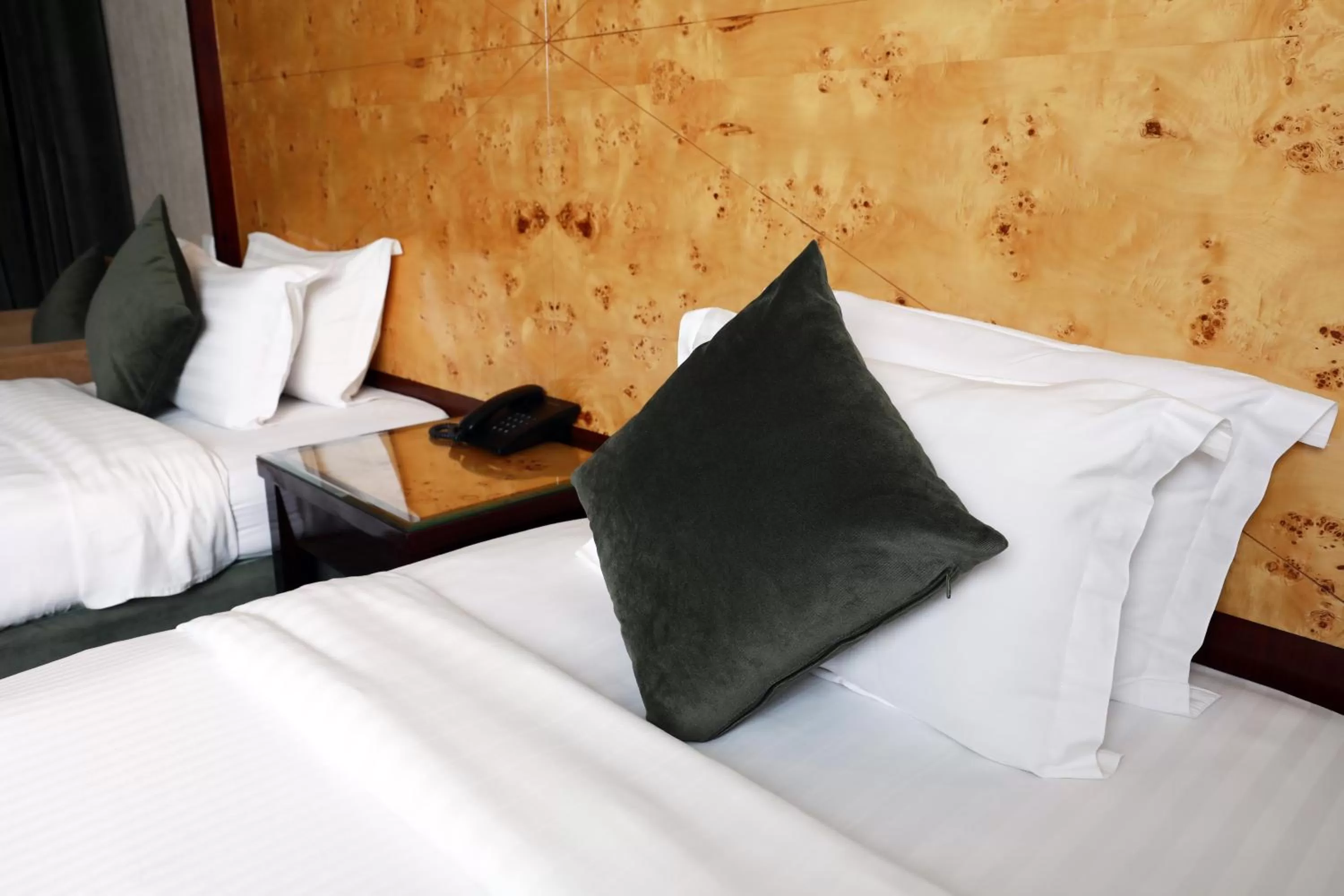 Bed in Hyatt Jeddah Continental Hotel