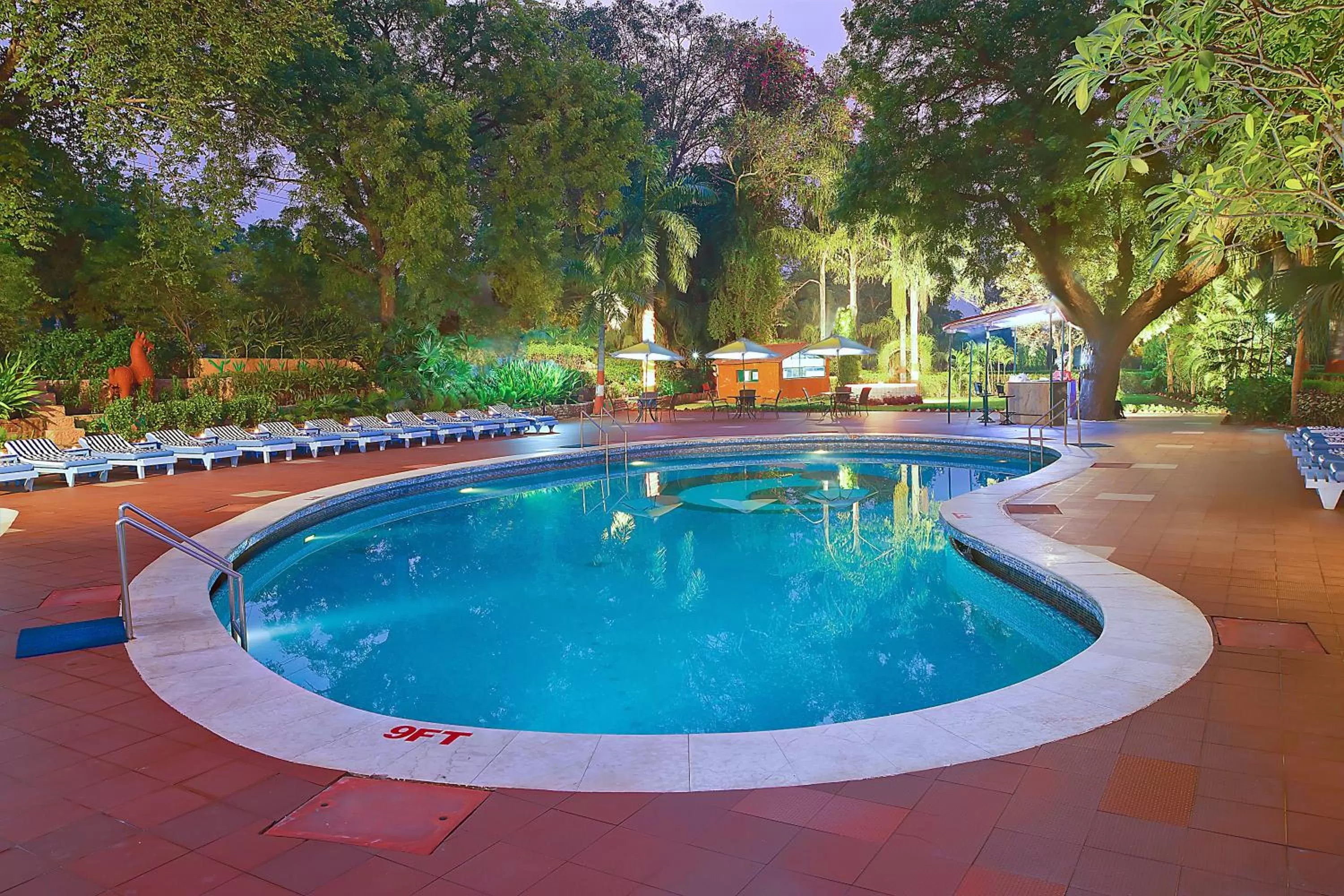 Swimming pool in Hotel Clarks Shiraz