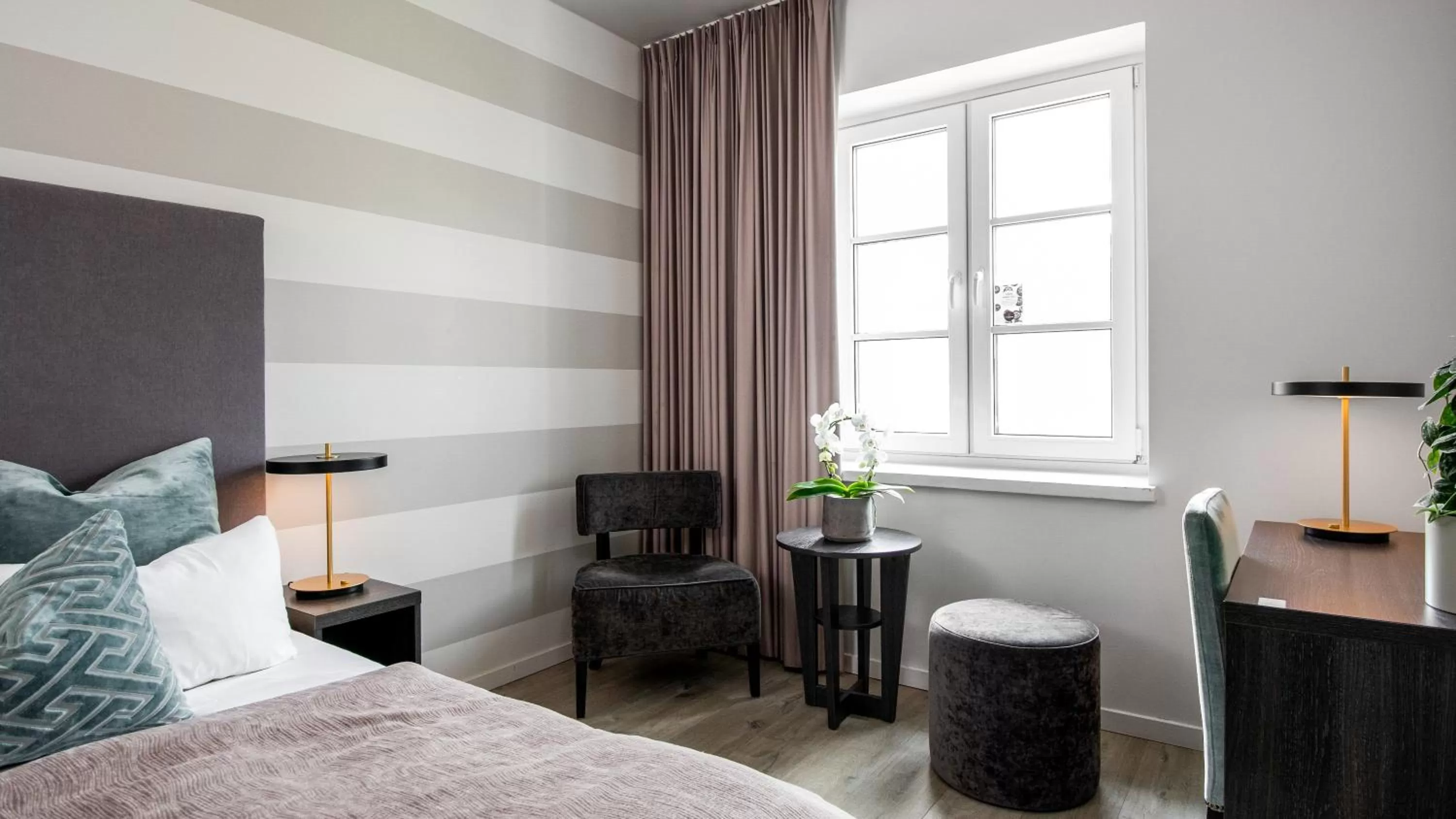 Seating area, Bed in Wilhelmsen House