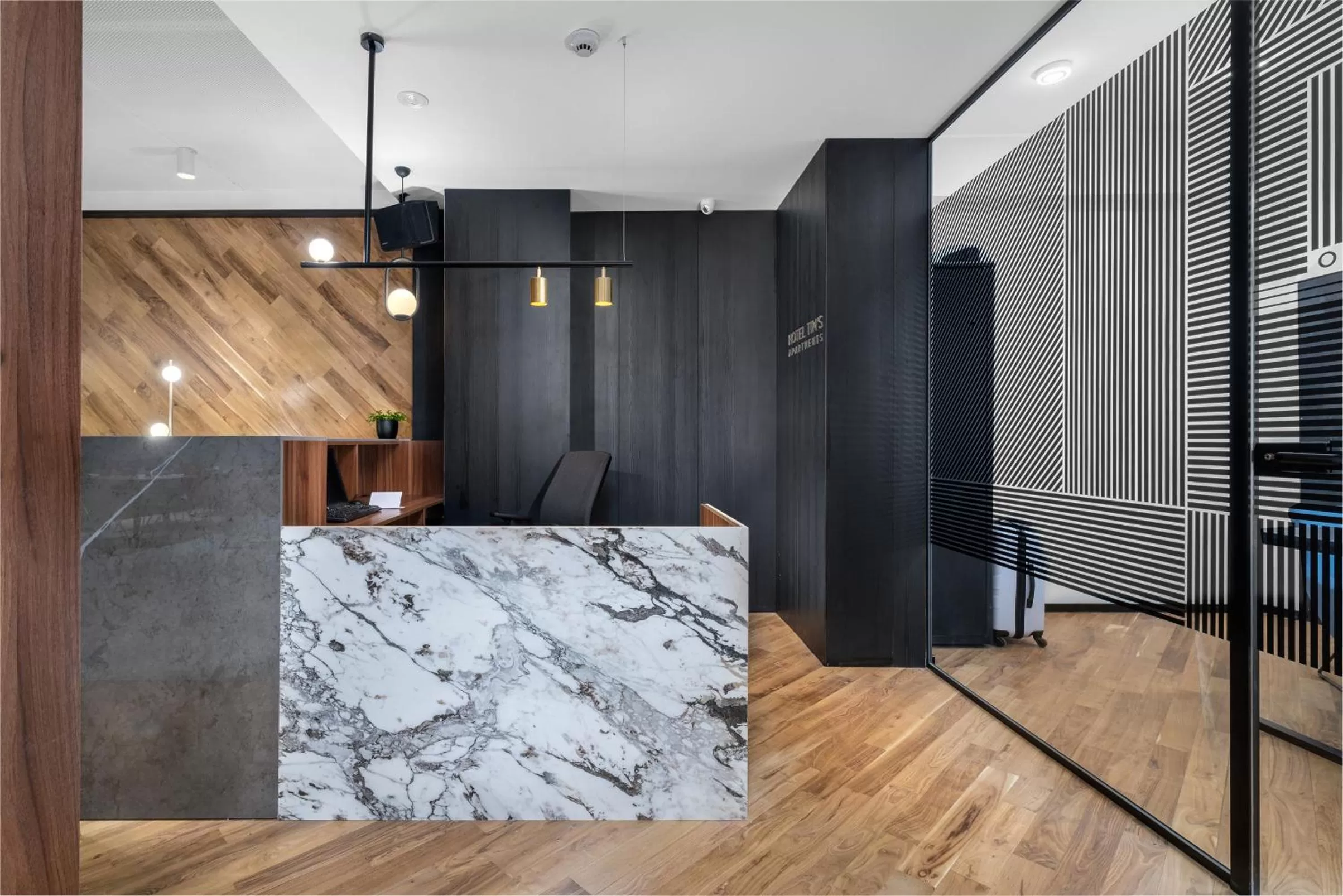 Lobby or reception in Hotel Tim's