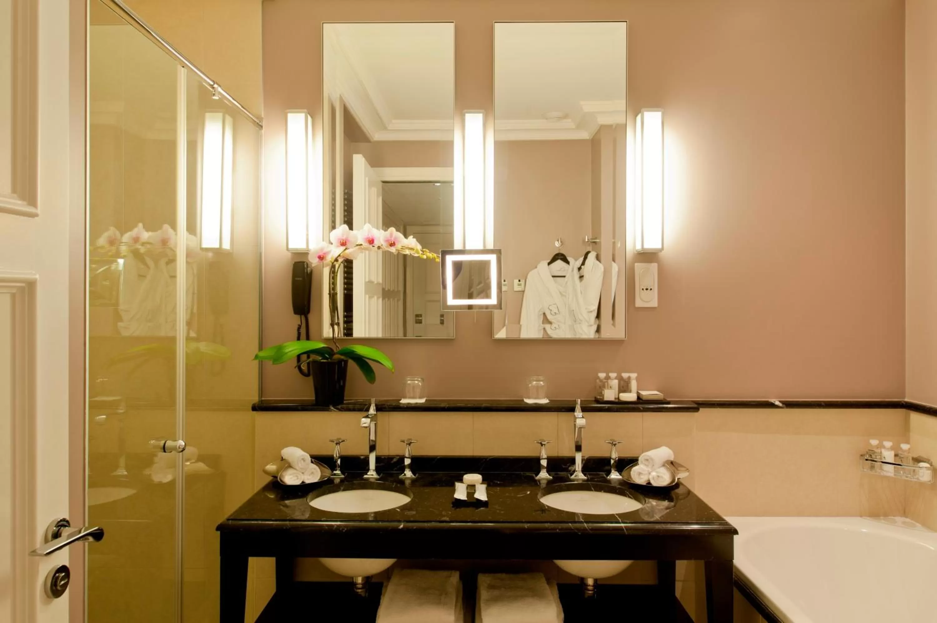 Bathroom in Le Burgundy Paris