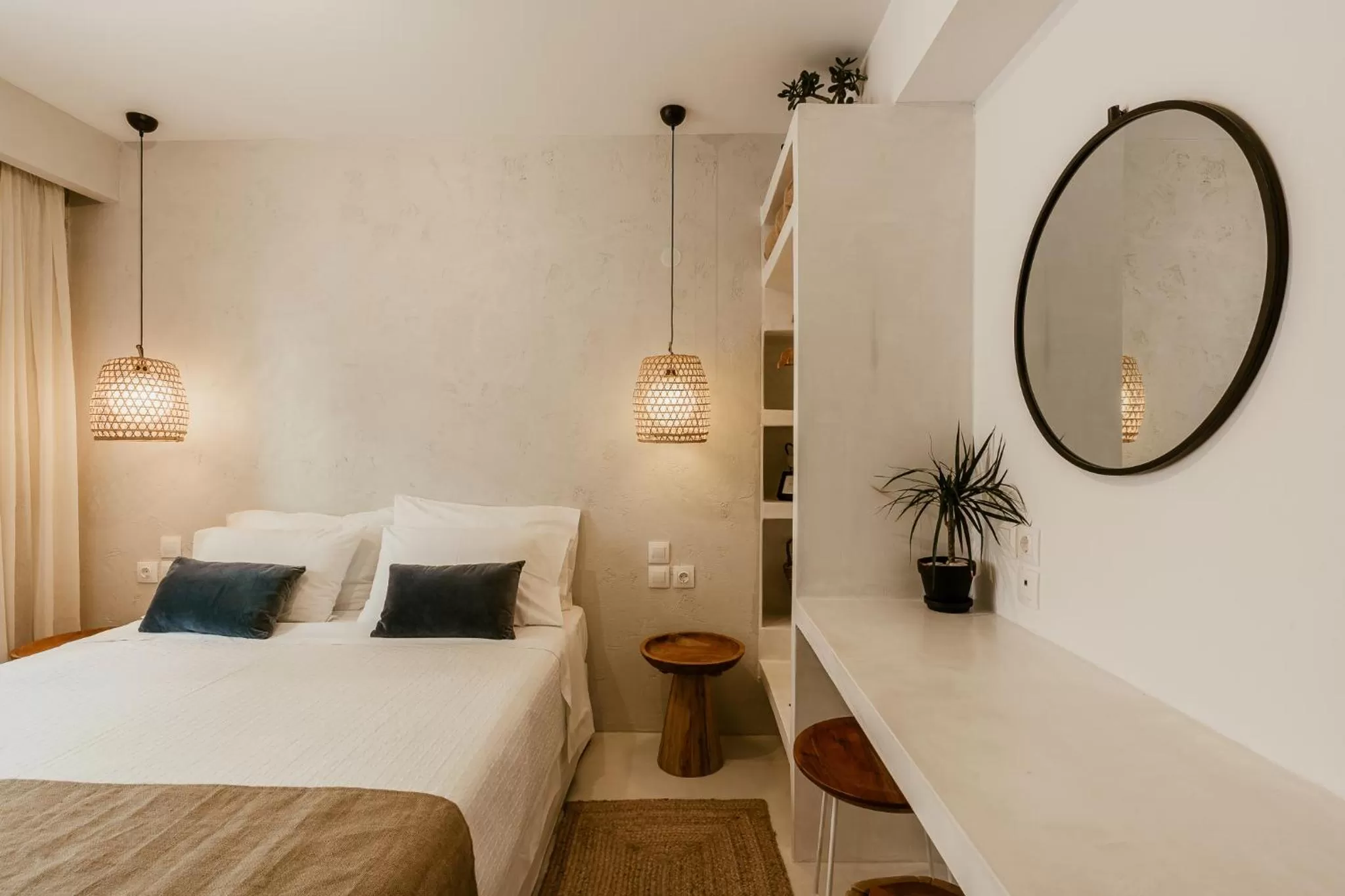 Photo of the whole room, Bed in BOĒM Boutique Hotel Lefkada