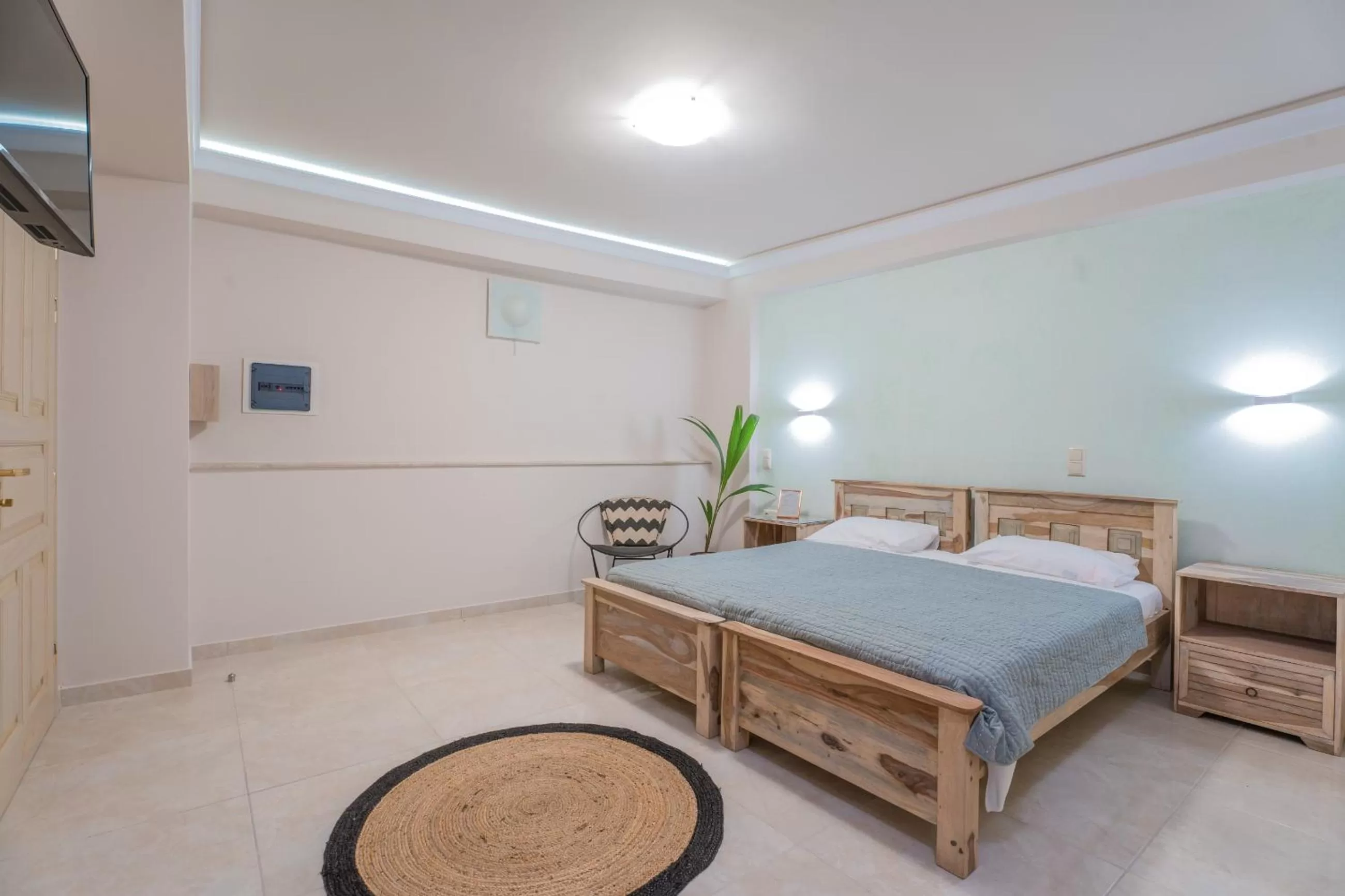 Bed in The Stone Manor , Noho boutique hotel Thissio