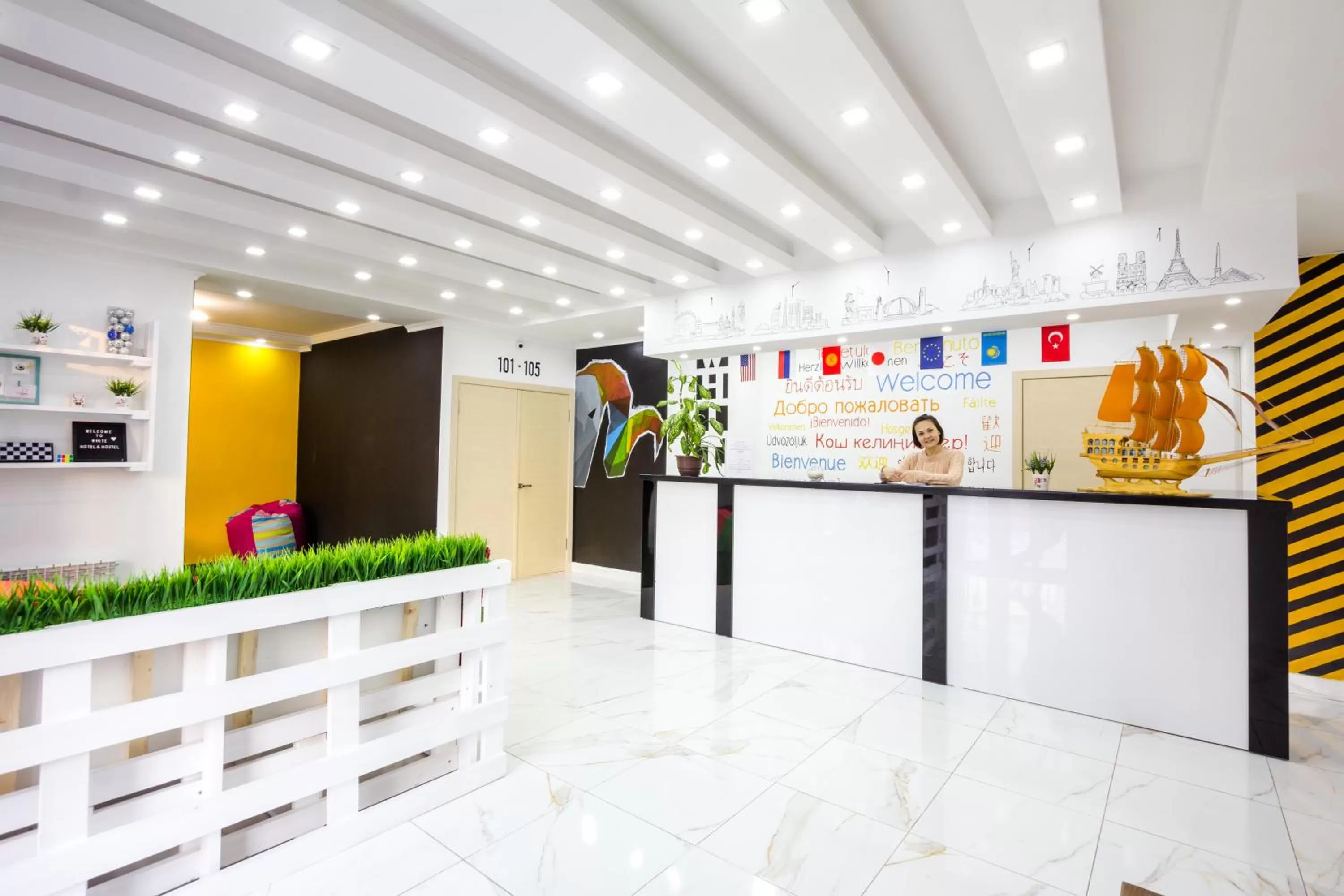 Lobby or reception, Lobby/Reception in WHITE HOTEL & HOSTEL