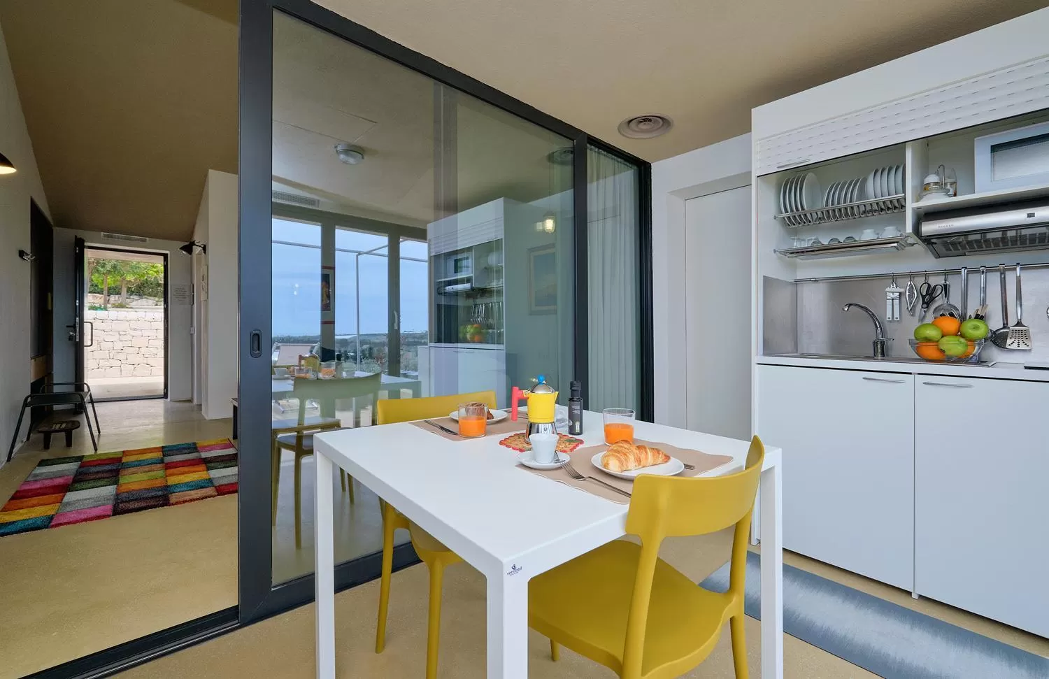 Dining area in Petrantica Resort