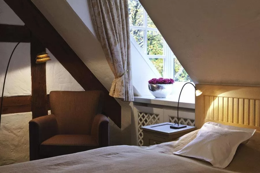 Decorative detail, Bed in Forsthaus Heiligenberg