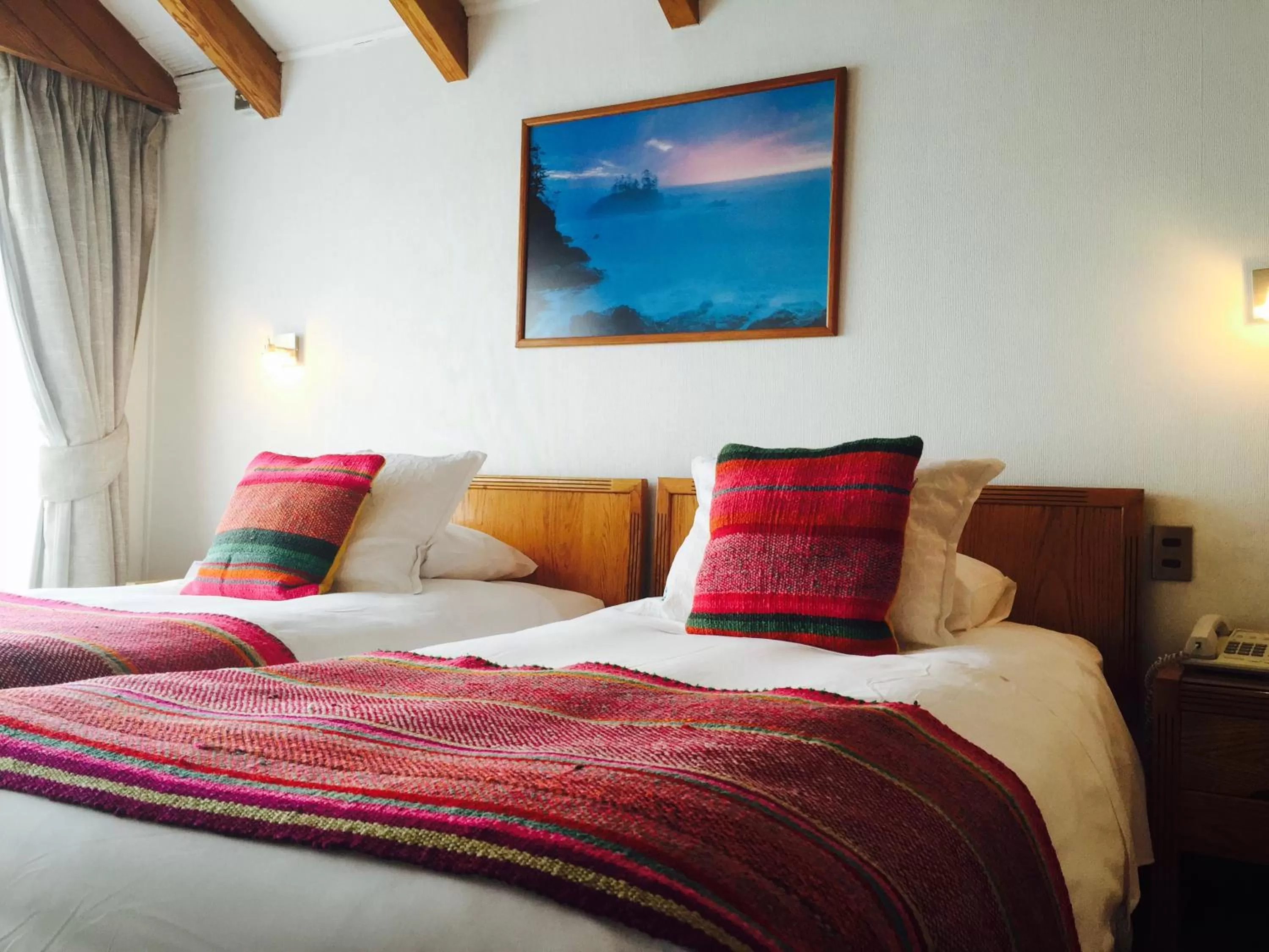 Decorative detail, Bed in Hotel Oceanic