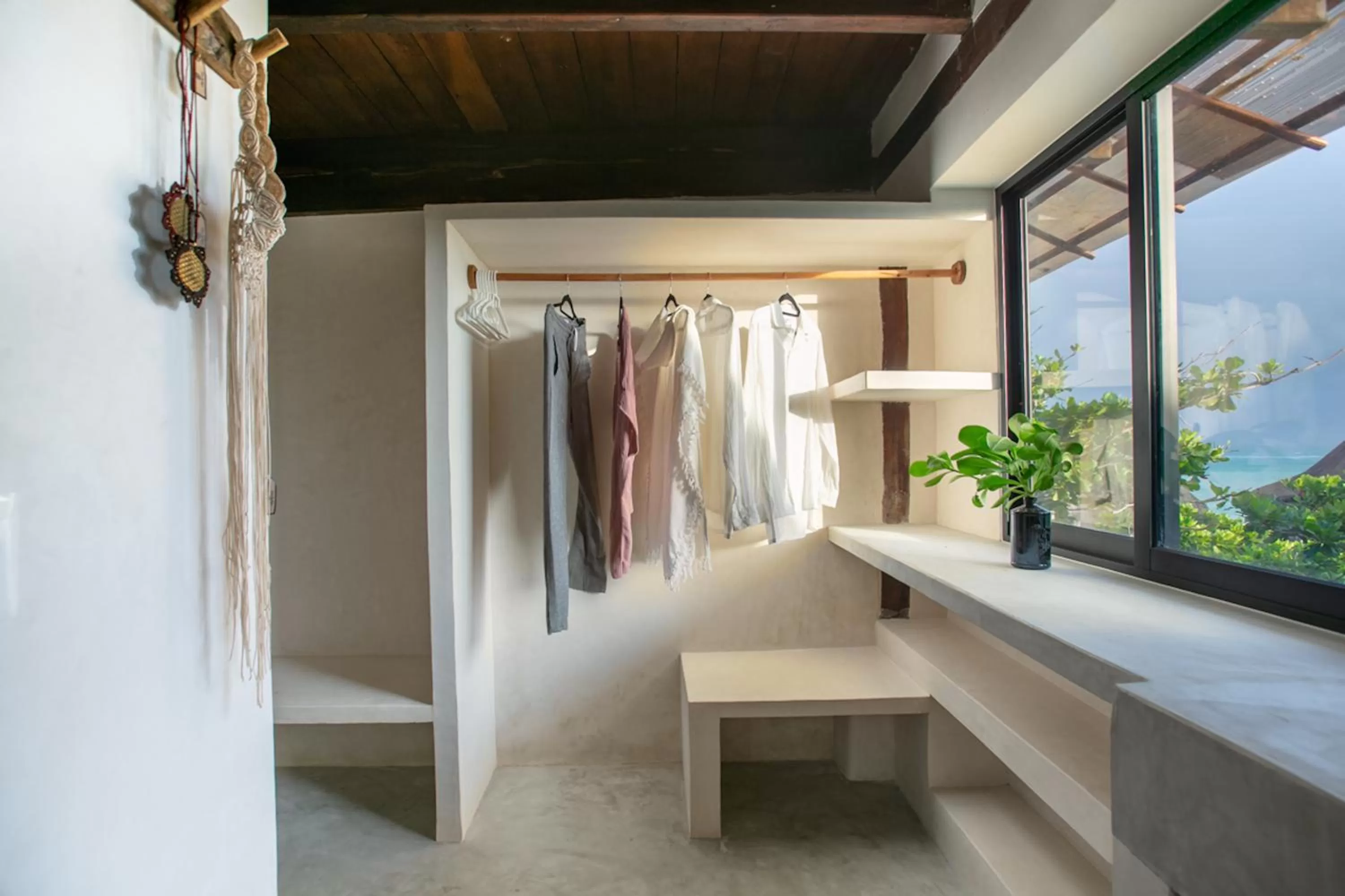 wardrobe in Amansala Resort