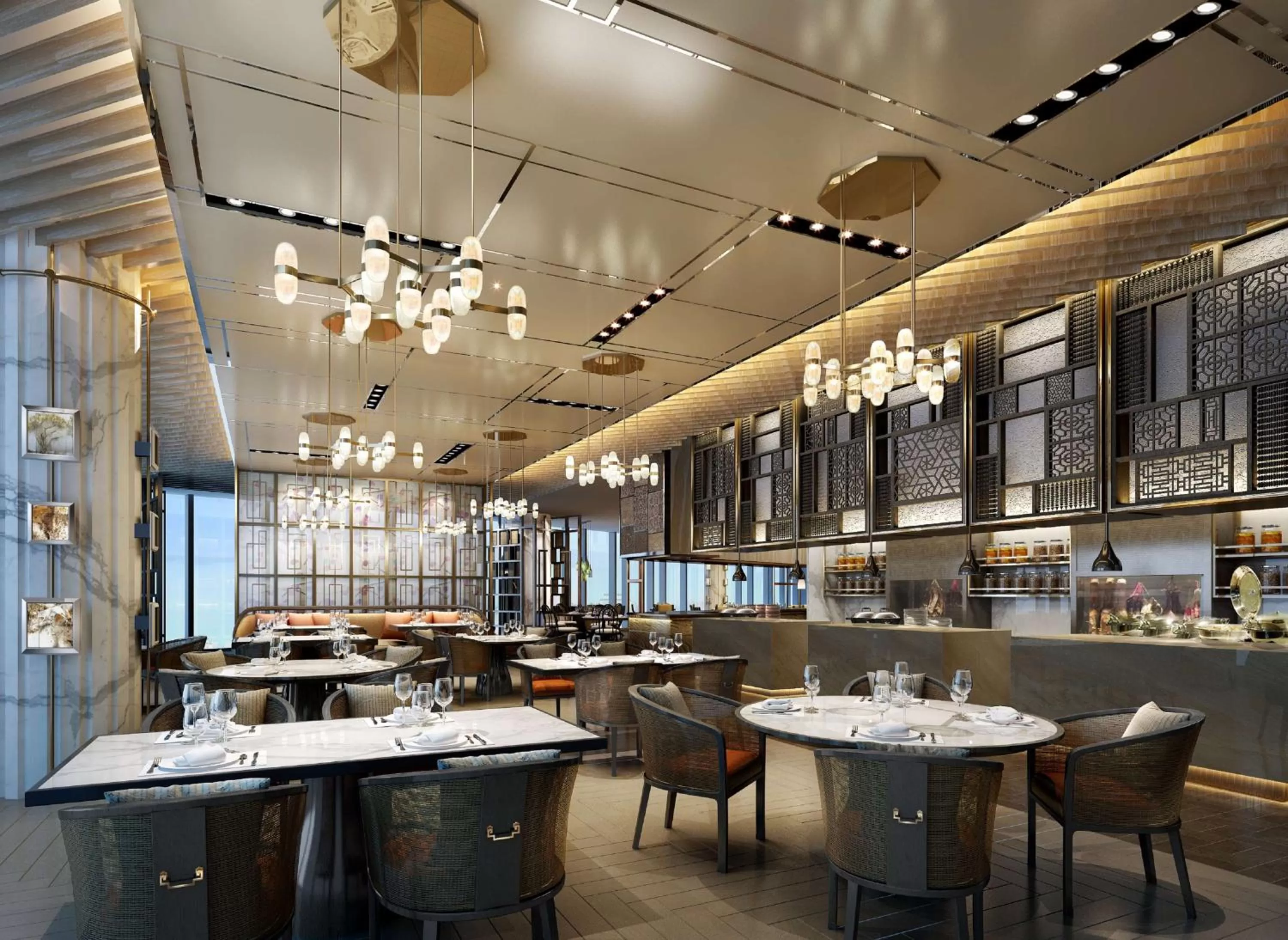 Restaurant/places to eat in Hilton Fuzhou