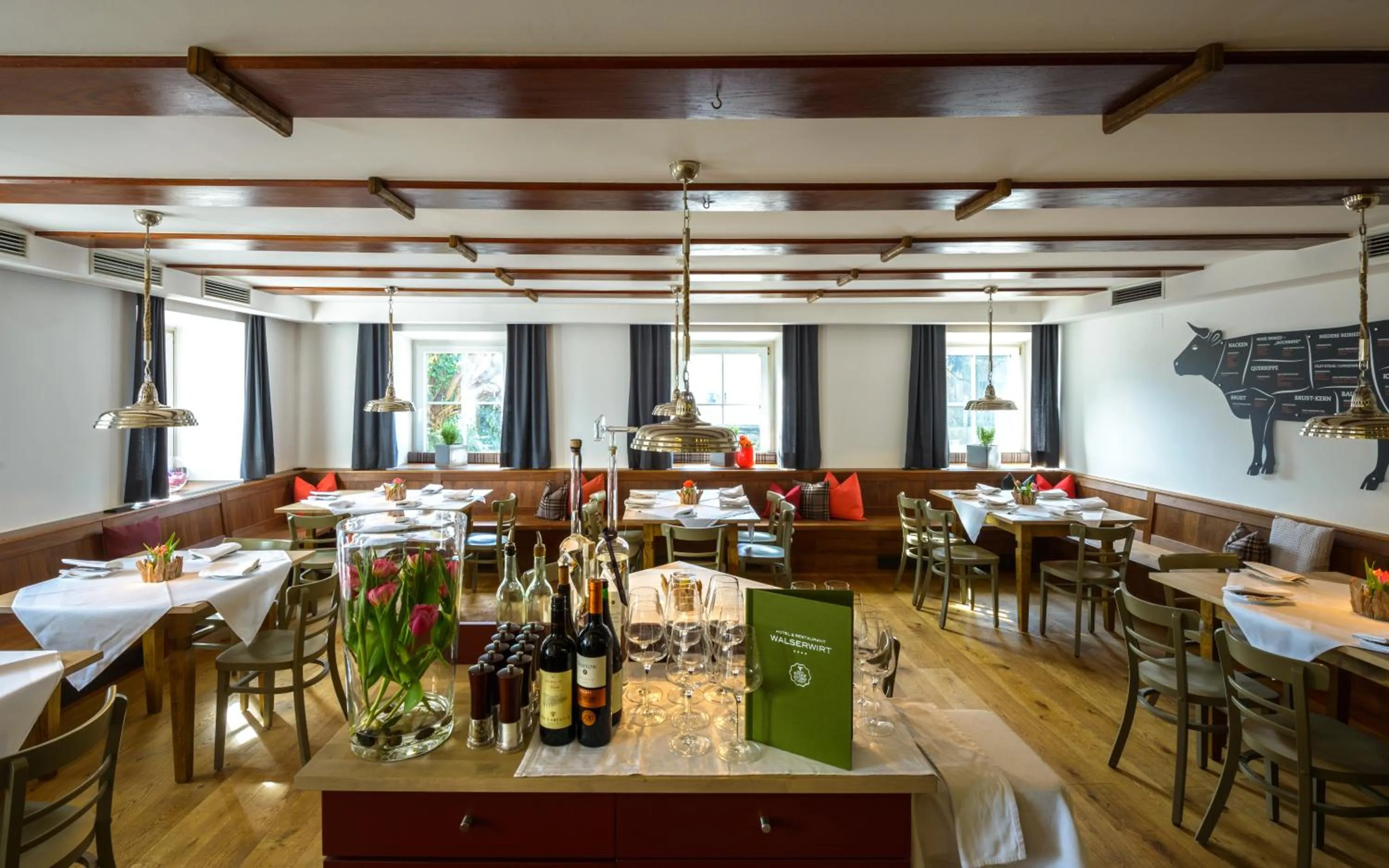 Restaurant/places to eat in Hotel Walserwirt
