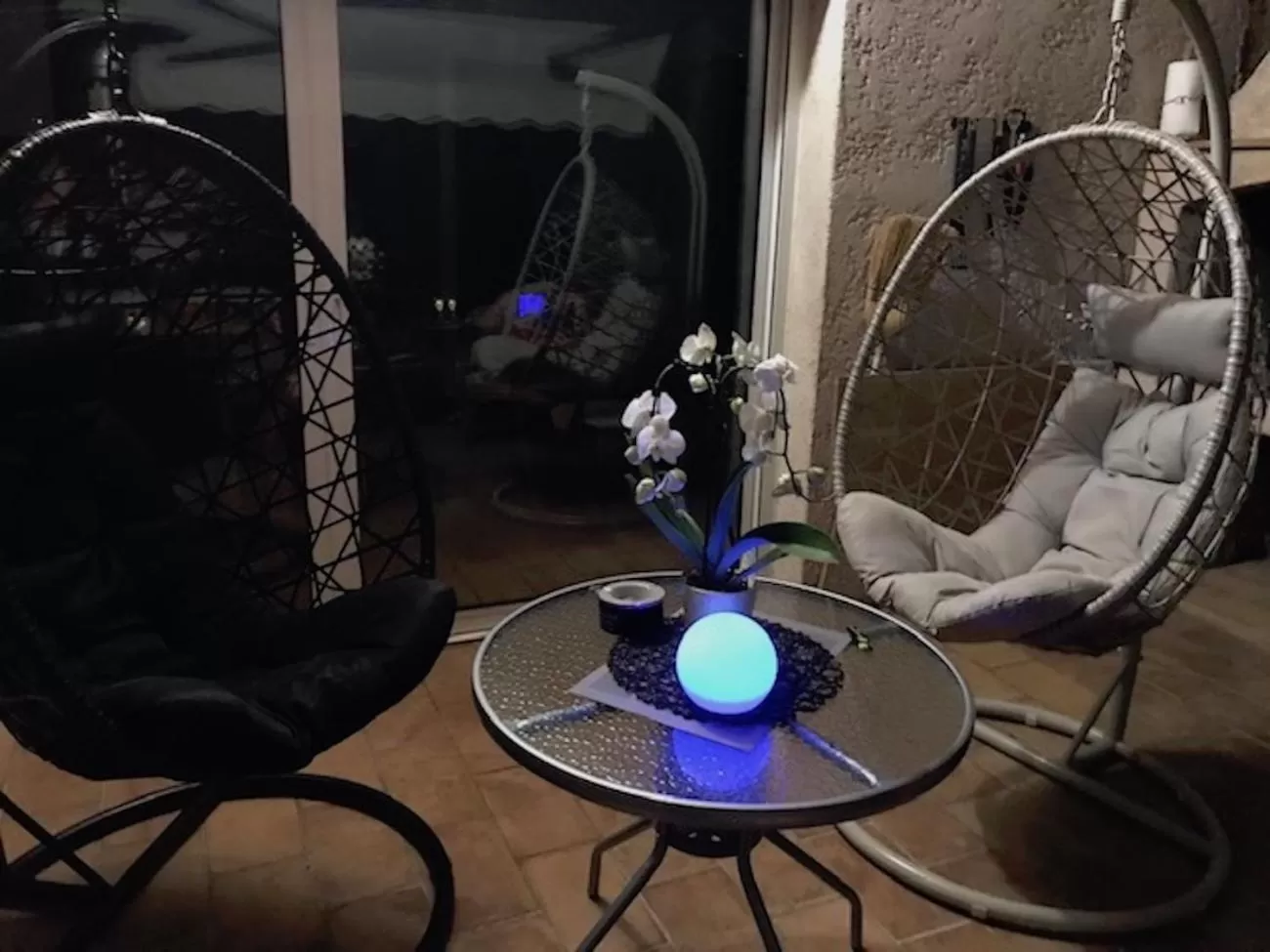 Patio in villa santa rita