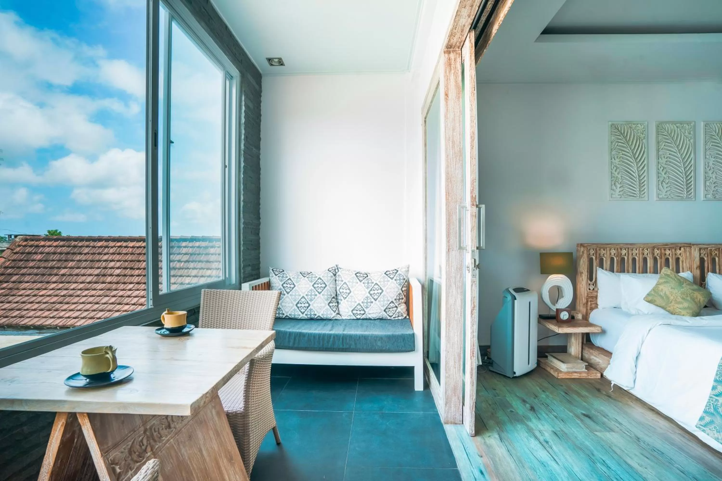 Bed in KajaNe Mua at Ubud Bali