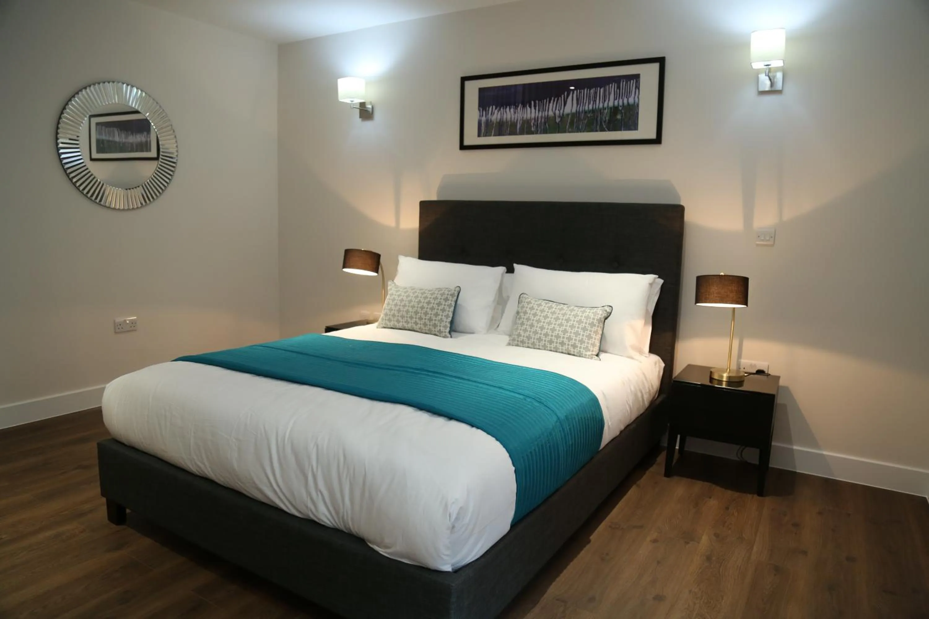 Bed in Twyne House Apartments