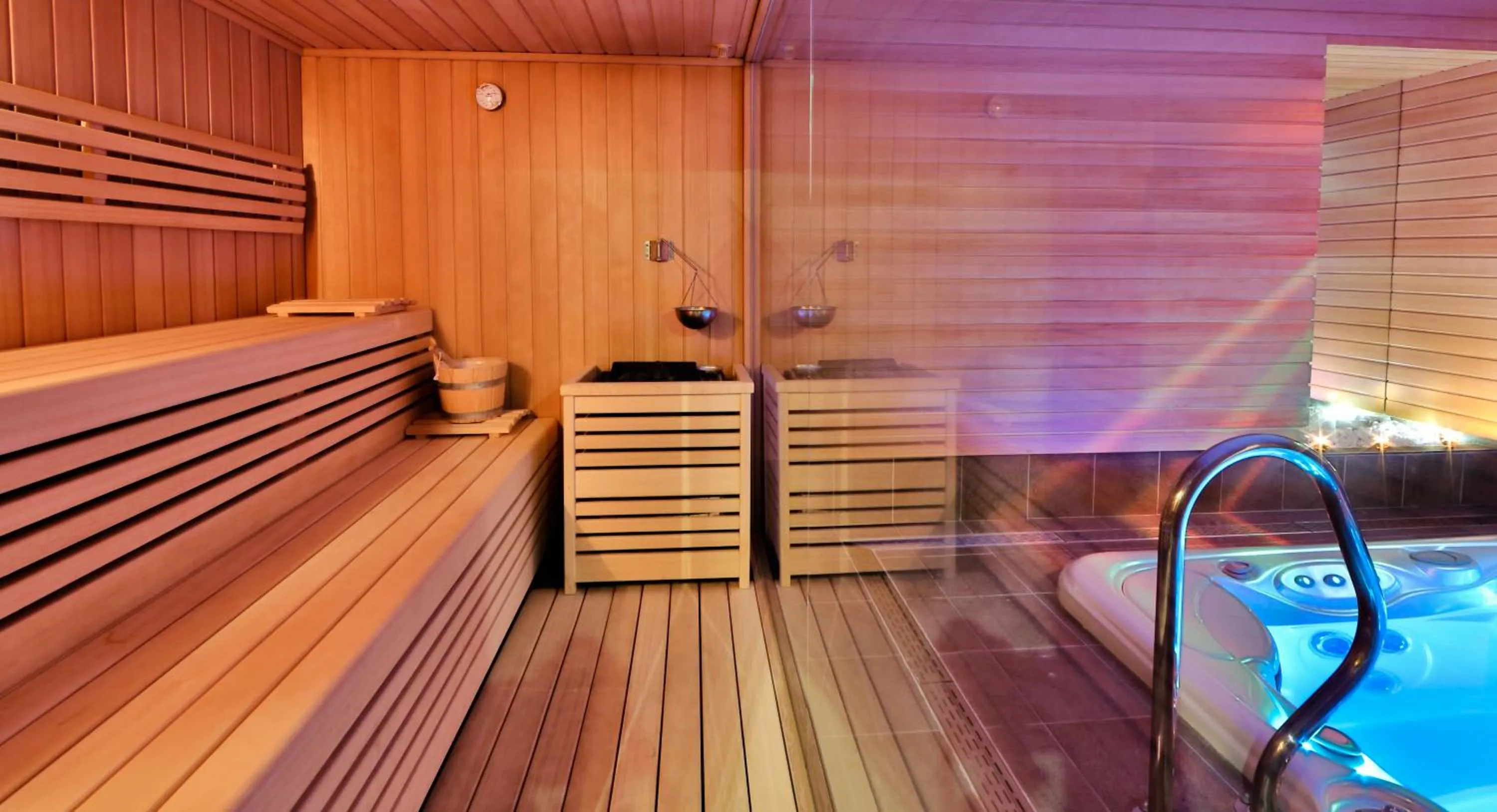 Sauna in Best Western Hotel Genio