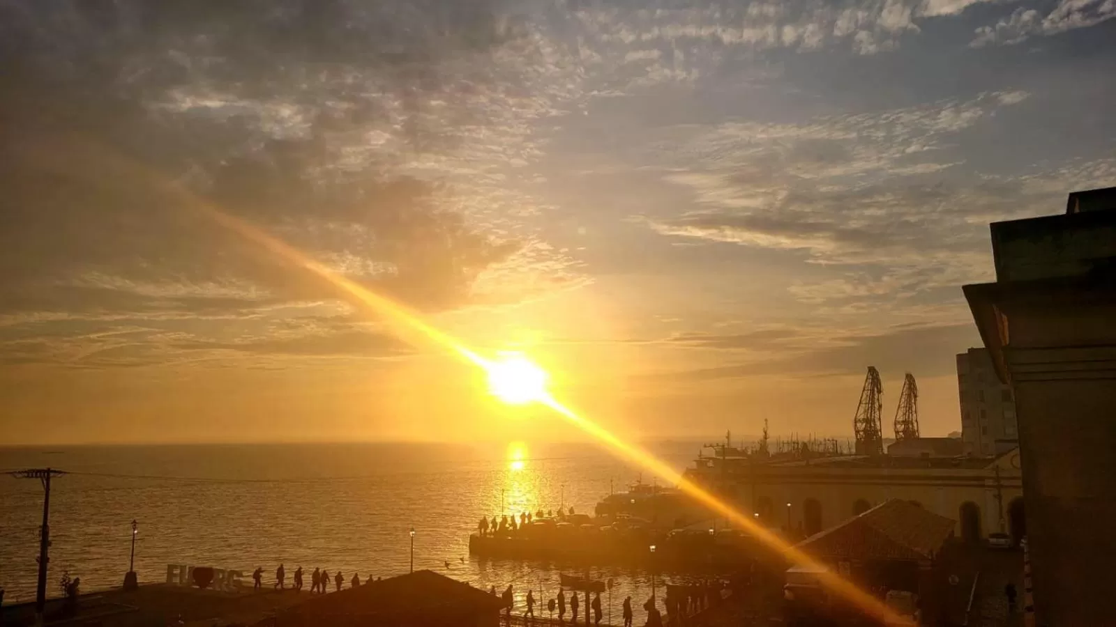 View (from property/room), Sunrise/Sunset in Taufik Hotel