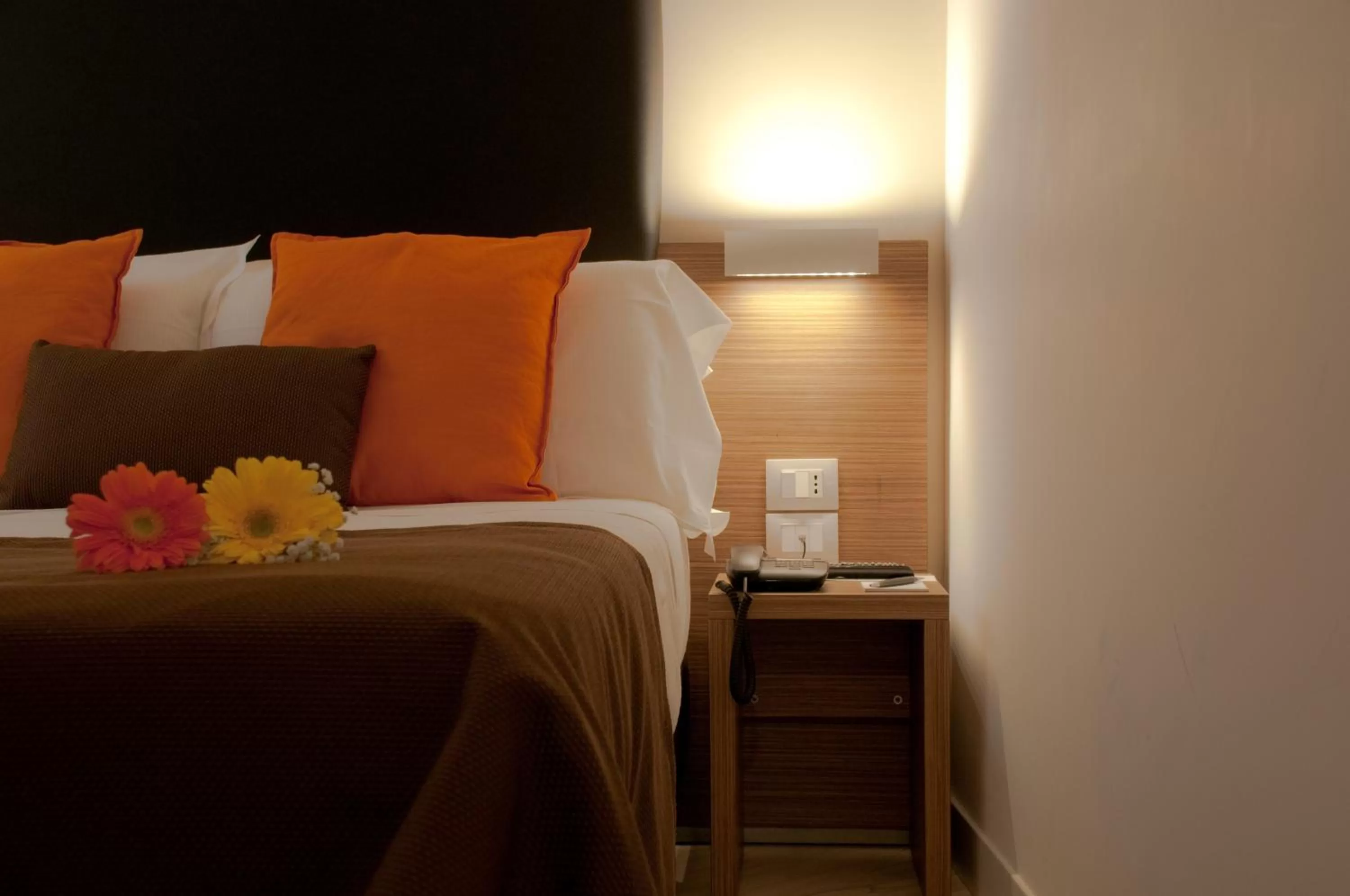 Decorative detail, Bed in Hotel Concordia