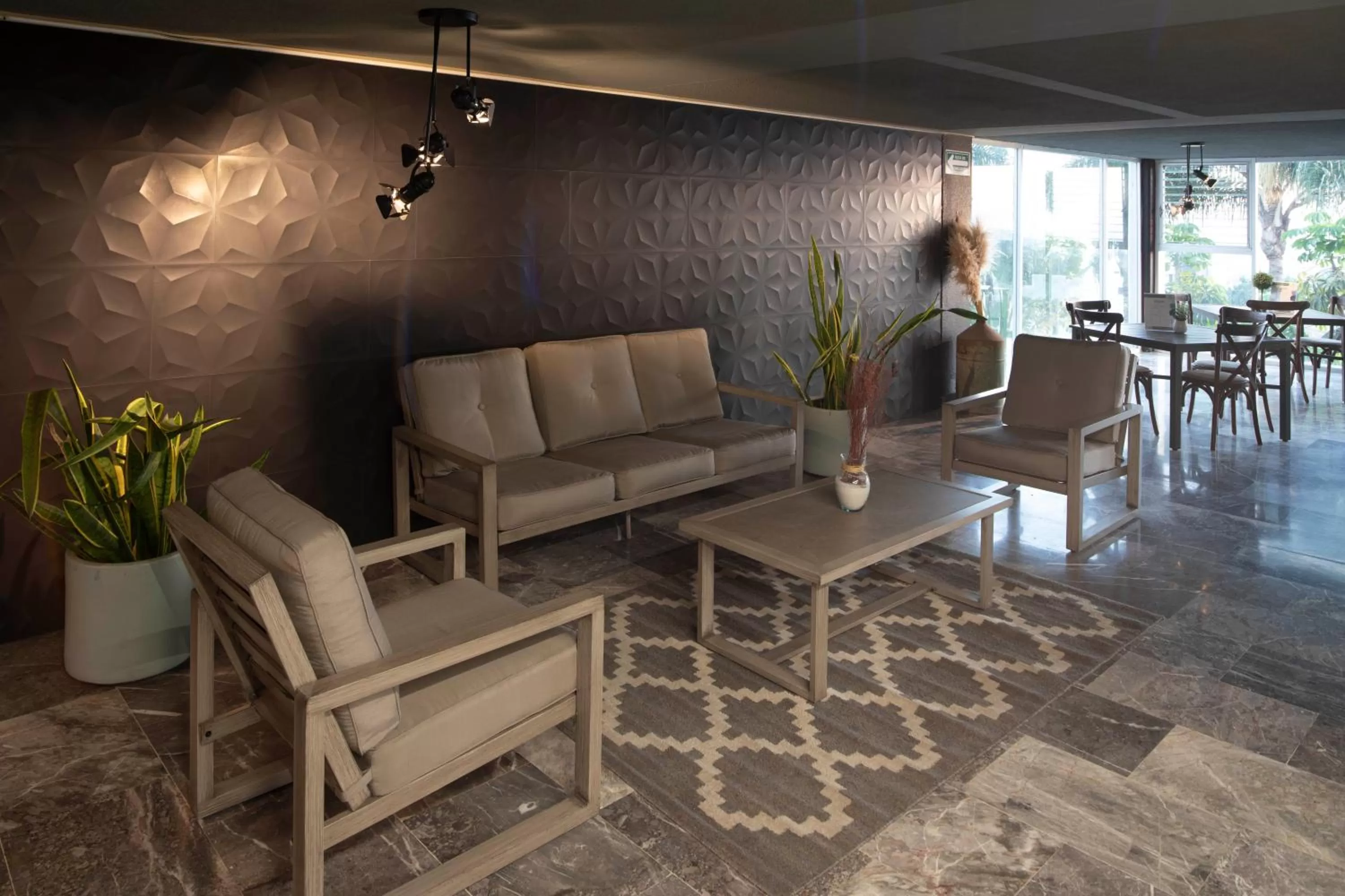 Seating area in Hotel Grand Vista Cuernavaca