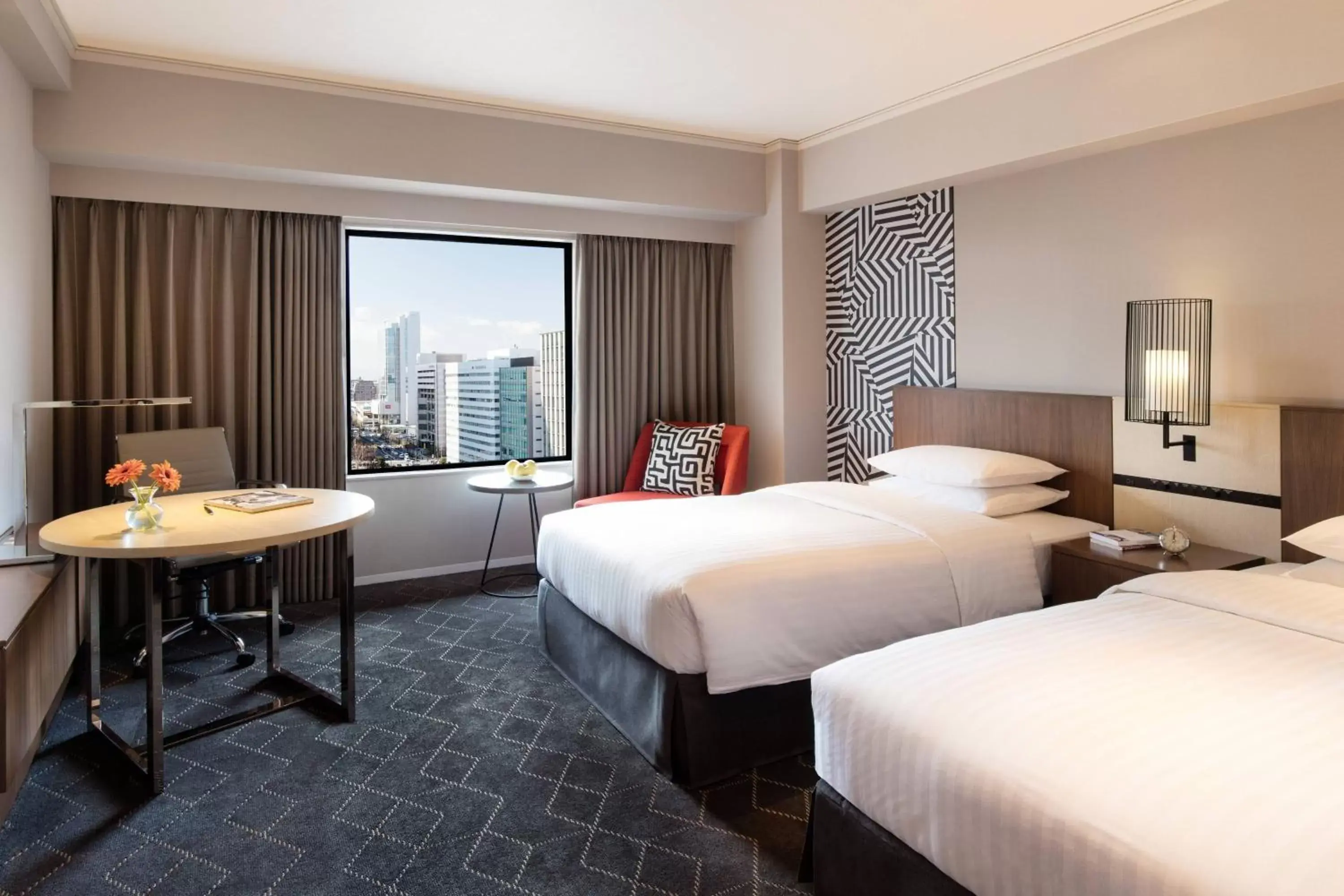 Courtyard Room High Floor, Guest room, 2 Twin/Single Bed(s) in Courtyard by Marriott Shin-Osaka Station Courtyard Room High Floor, Guest room, 2 Twin/Single Bed(s) in Courtyard by Marriott Shin-Osaka Station