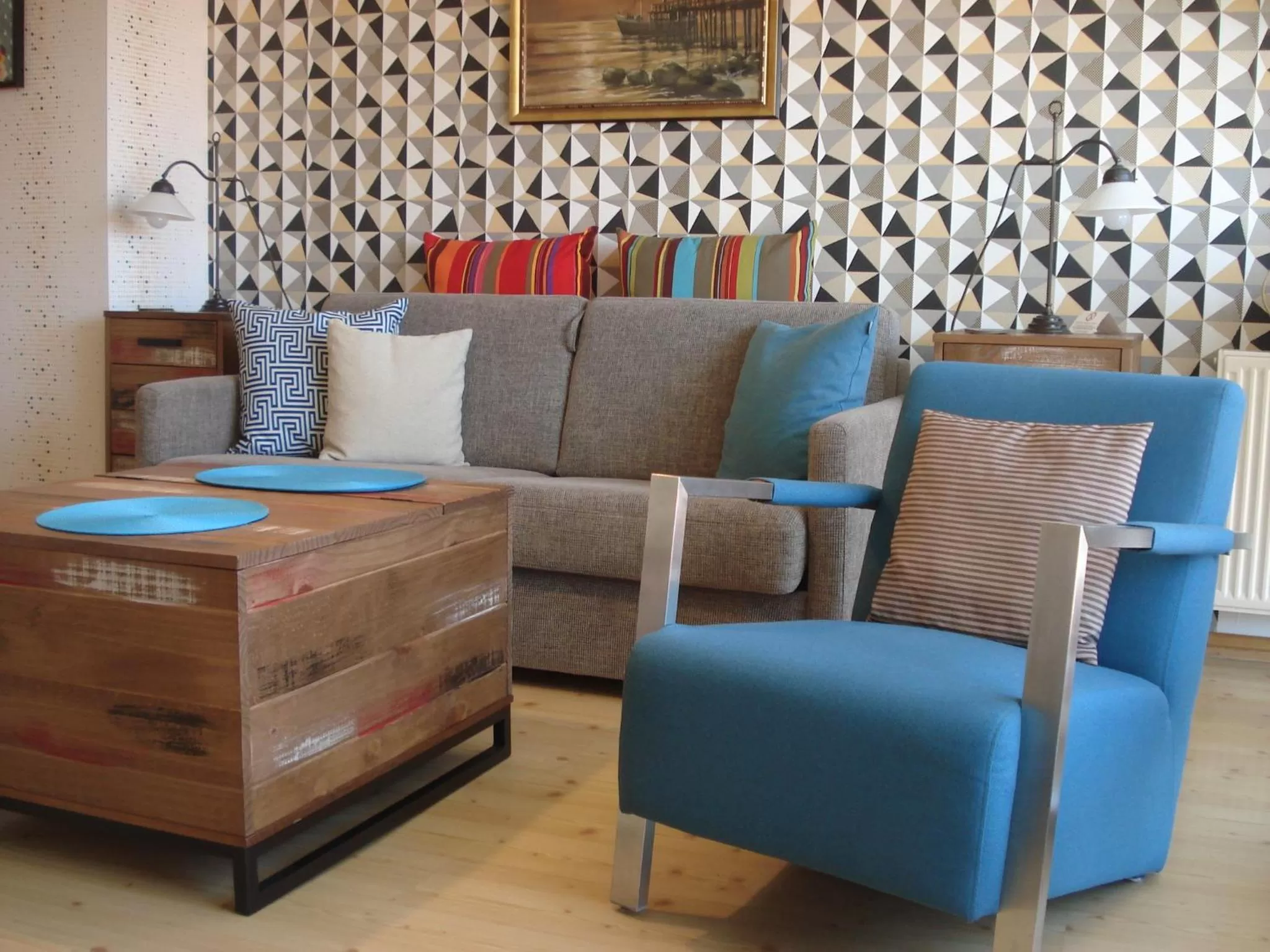 Decorative detail, Seating Area in Pension Zur Fährbrücke