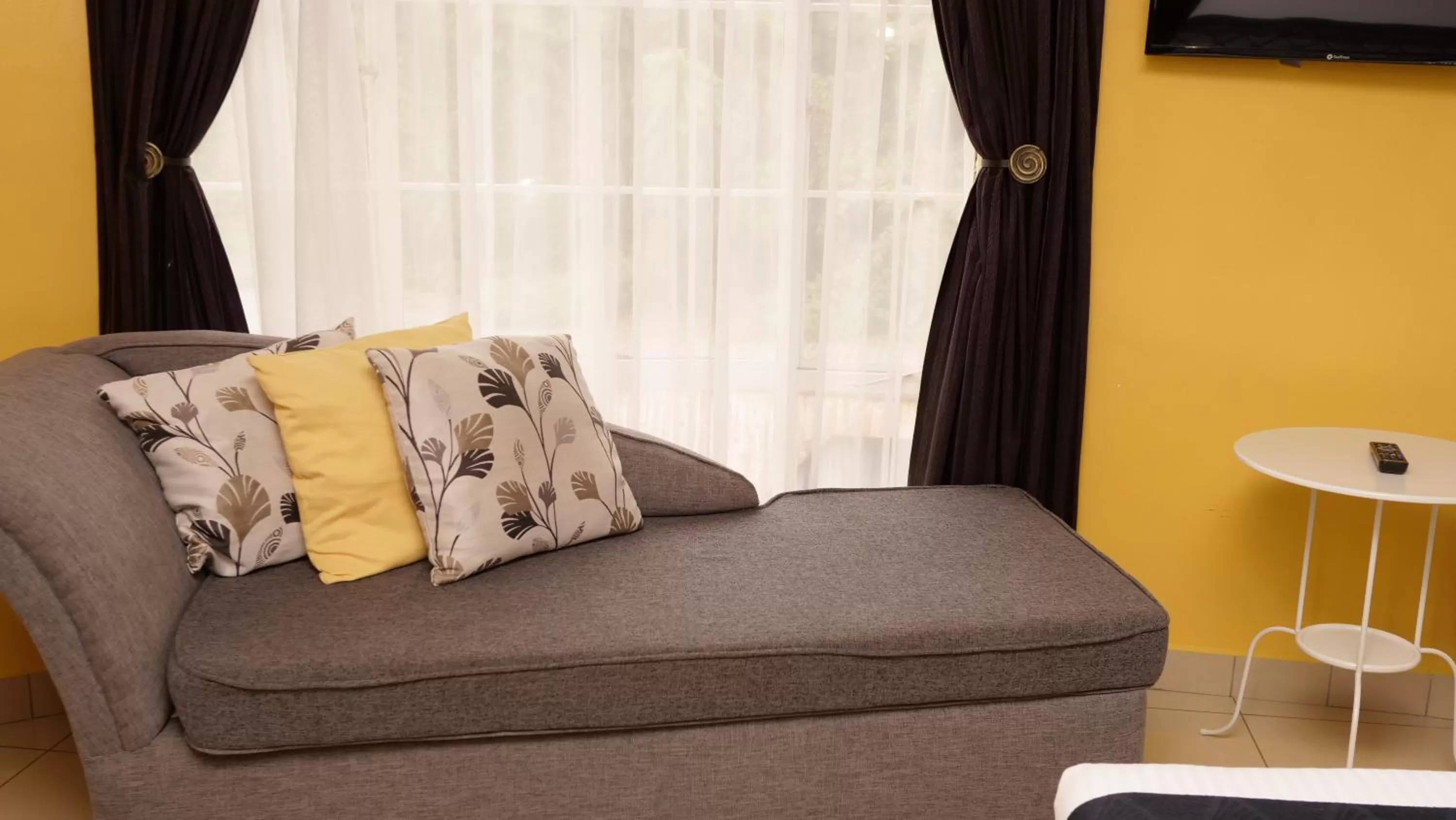 Seating area in The Clarice House