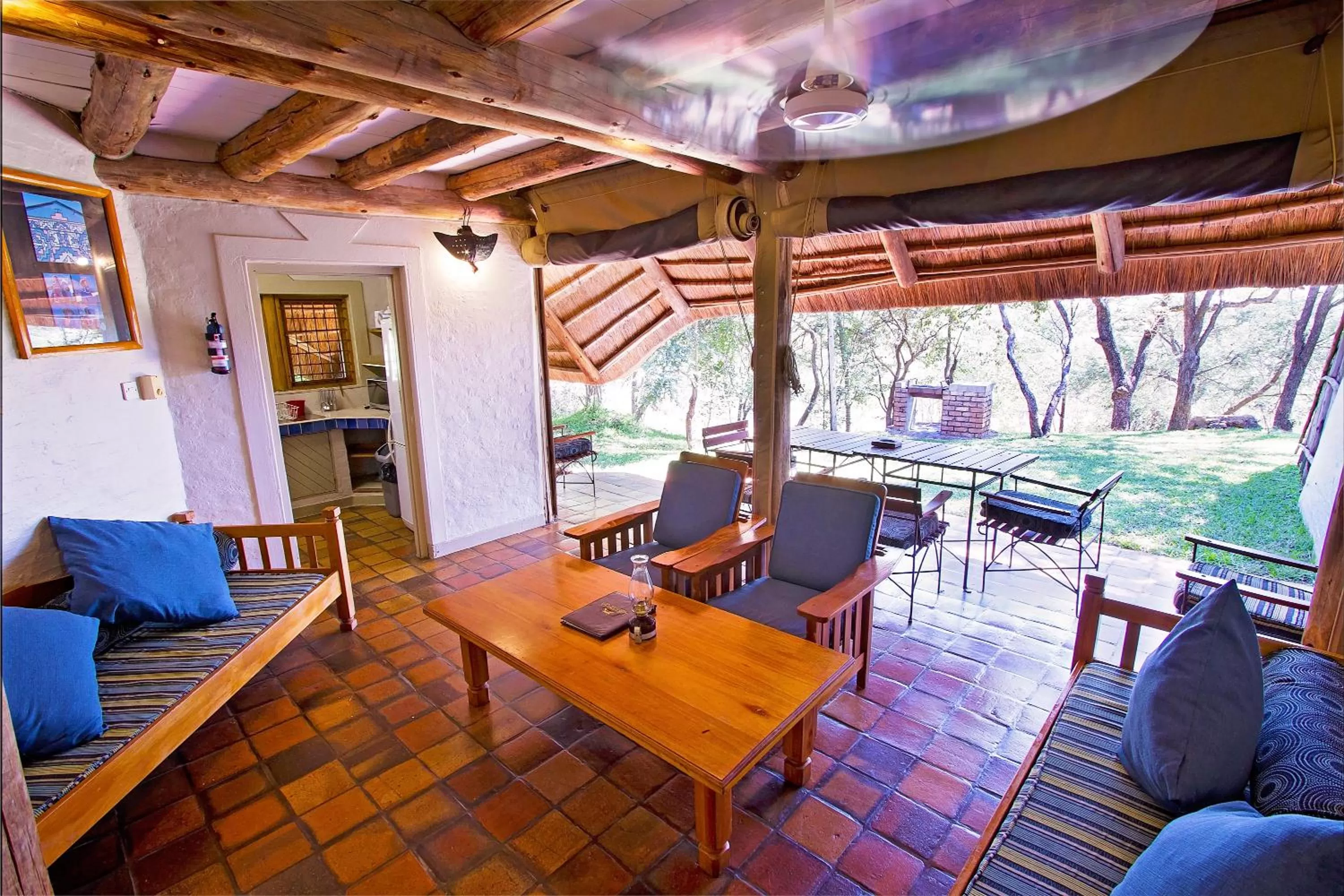 Living room in Lokuthula Lodges