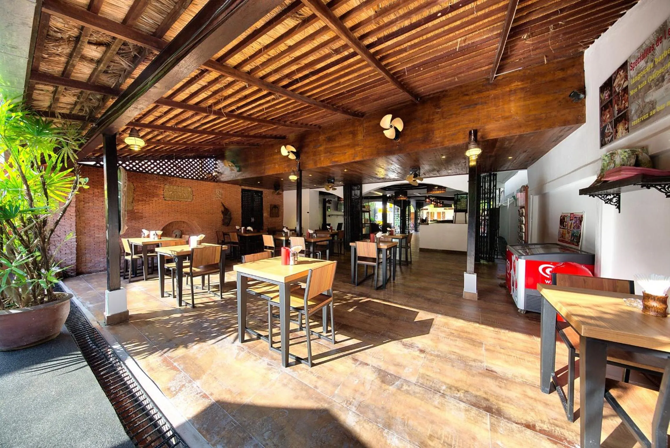 Patio in Eden Bungalows Fisherman's village