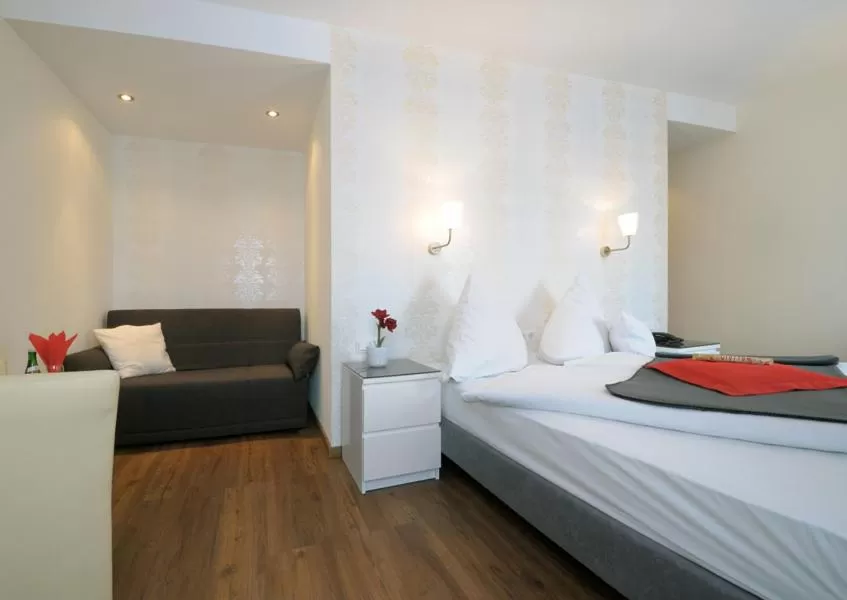 Bed in Gartenstadt Hotel