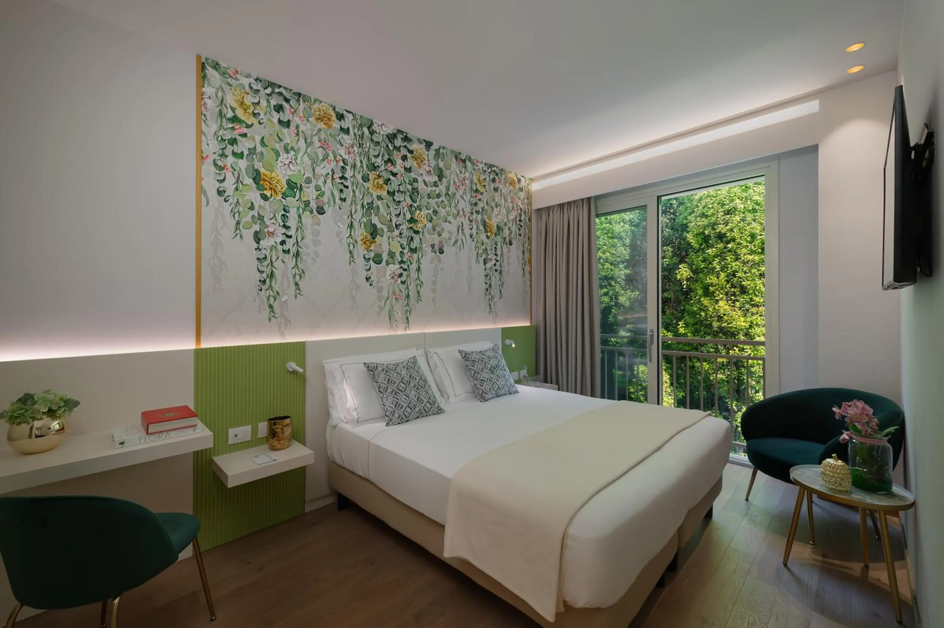 Bed in Olivi Hotel & Natural Spa