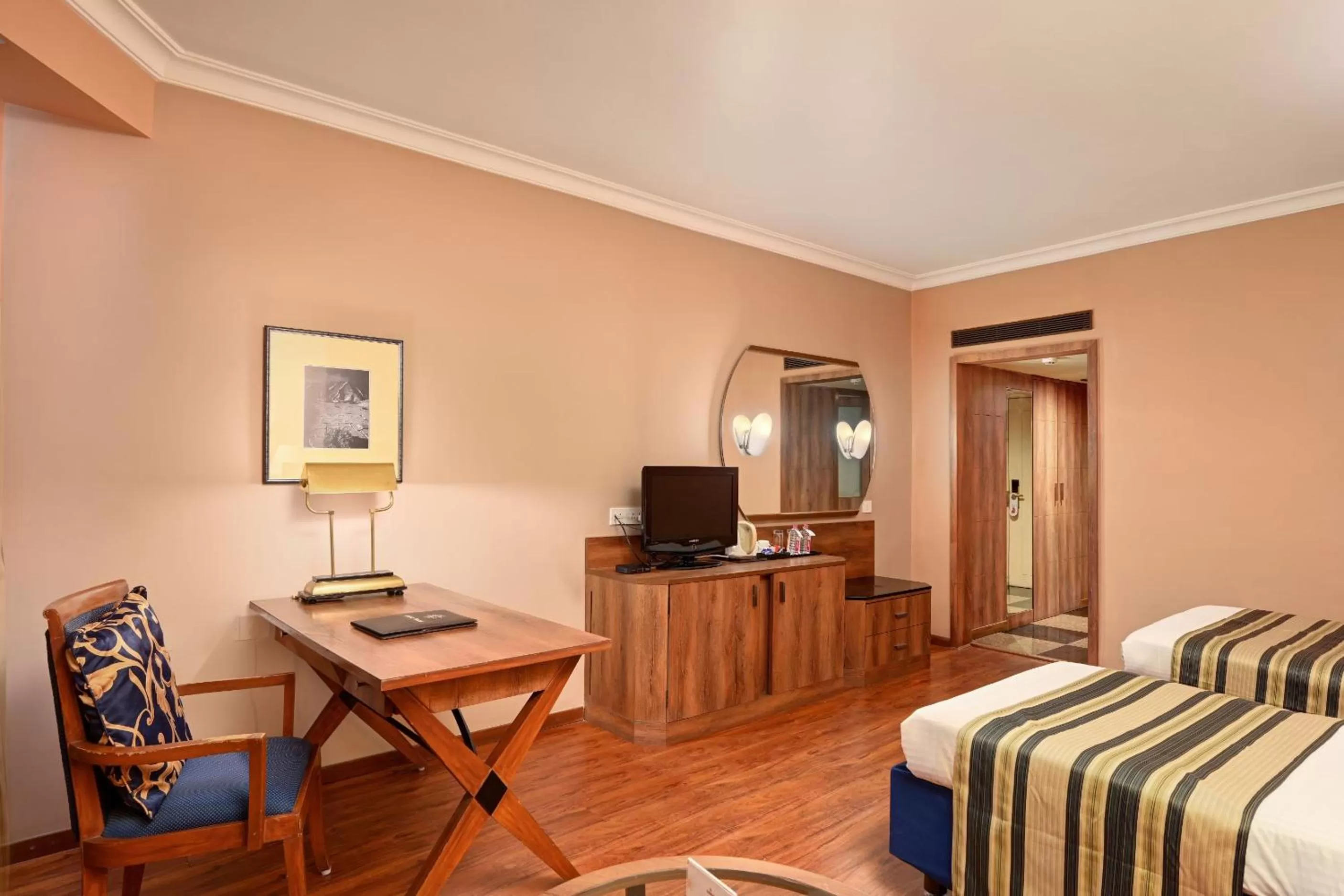 Bed in The Cama - A Sabarmati Riverfront Hotel