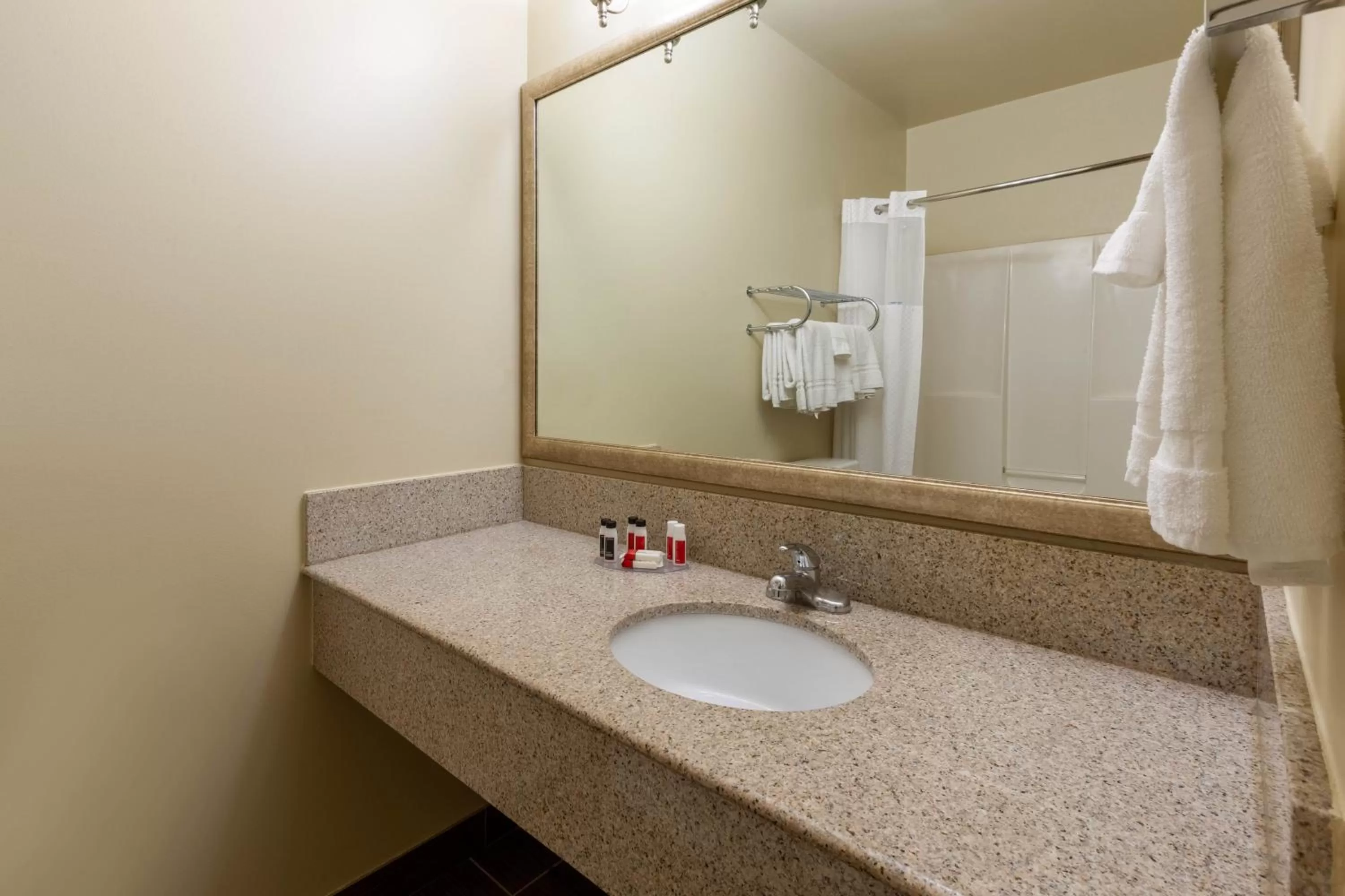 Bathroom in Baymont by Wyndham Beulah