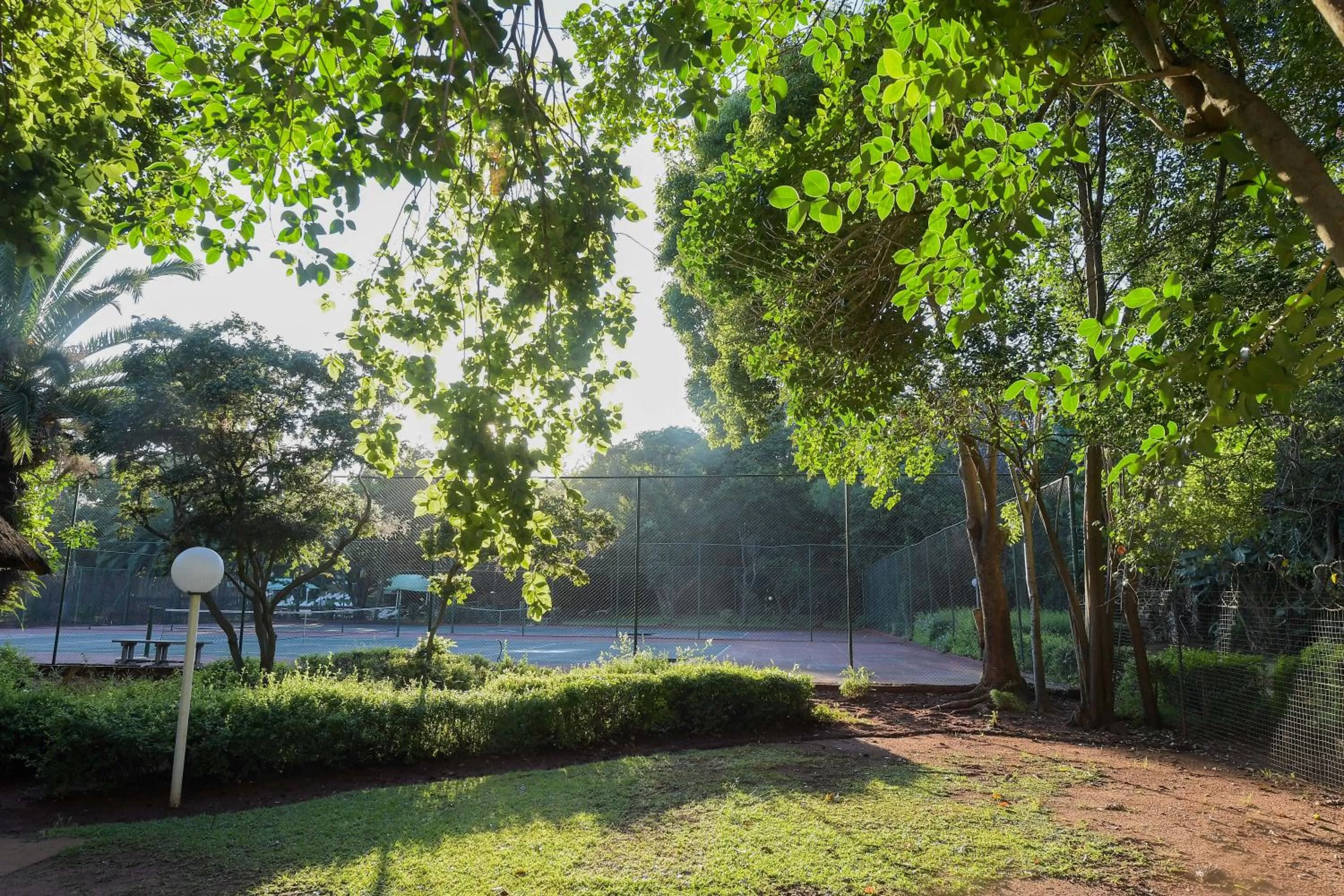 Tennis court, Garden in ATKV Buffelspoort