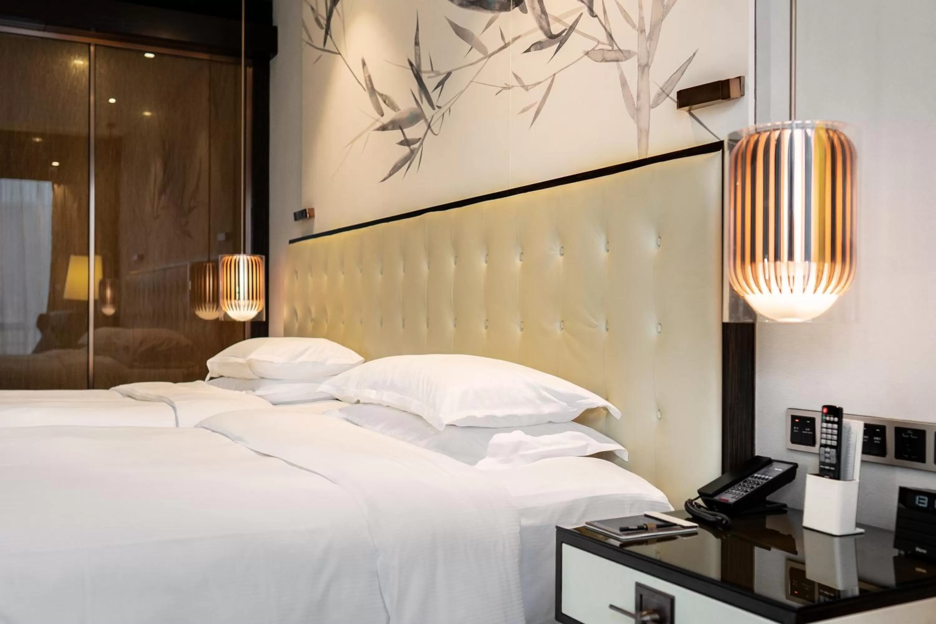 Bed in Hilton Shenzhen Futian